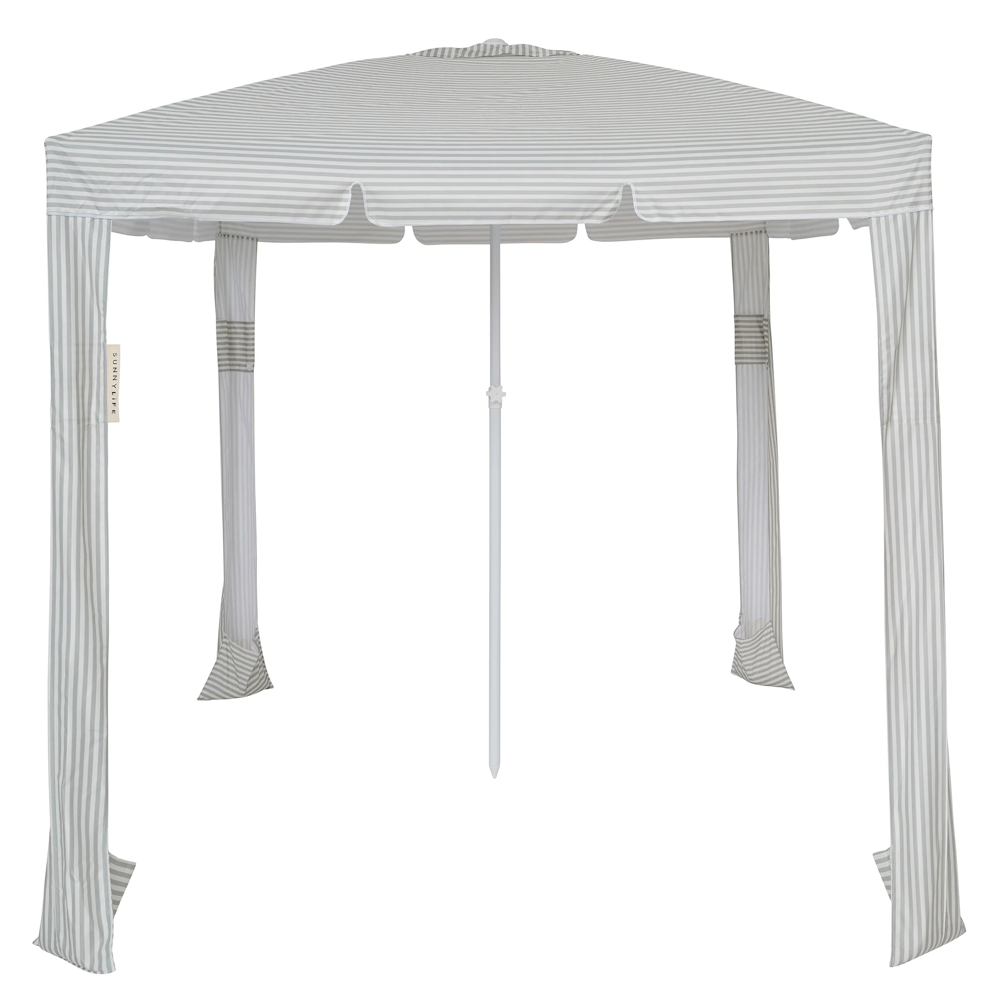 Beach Cabana - Sea Sage Stripe