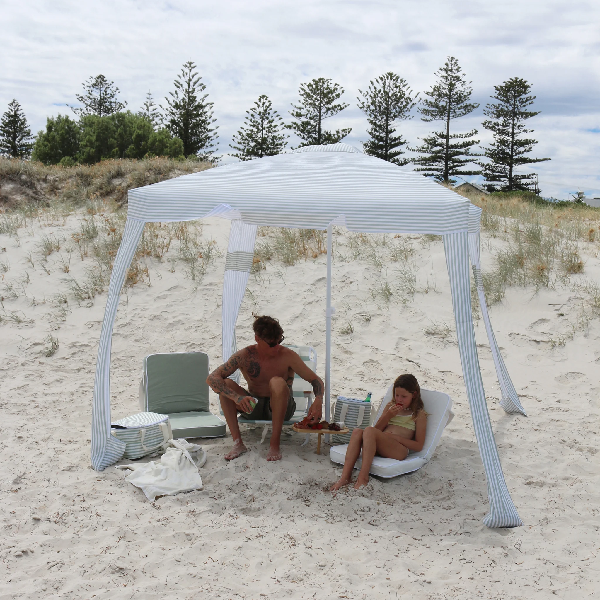 Beach Cabana - Sea Sage Stripe - Image 2