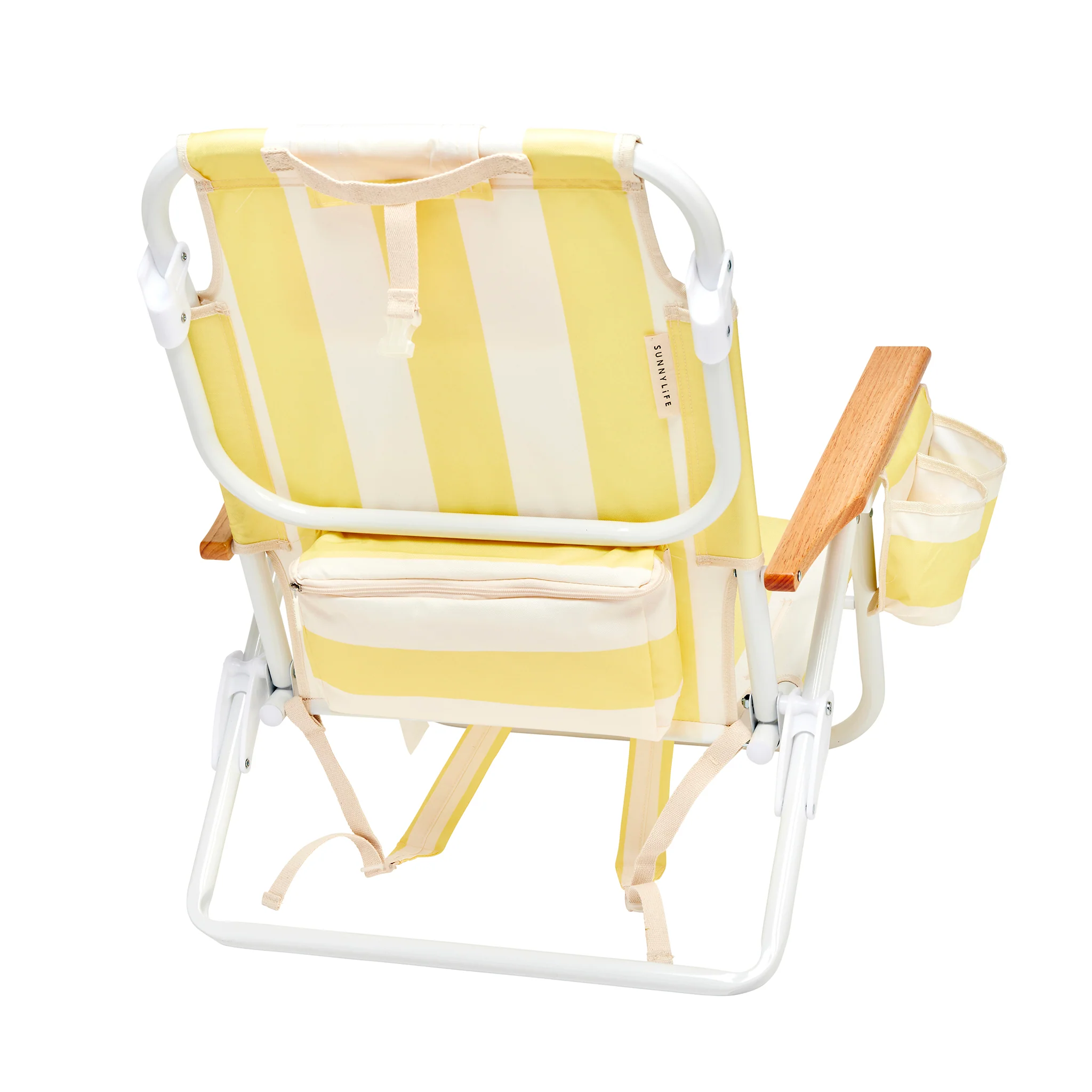 Deluxe Beach Chair - La Mer Limon Stripe - Image 6
