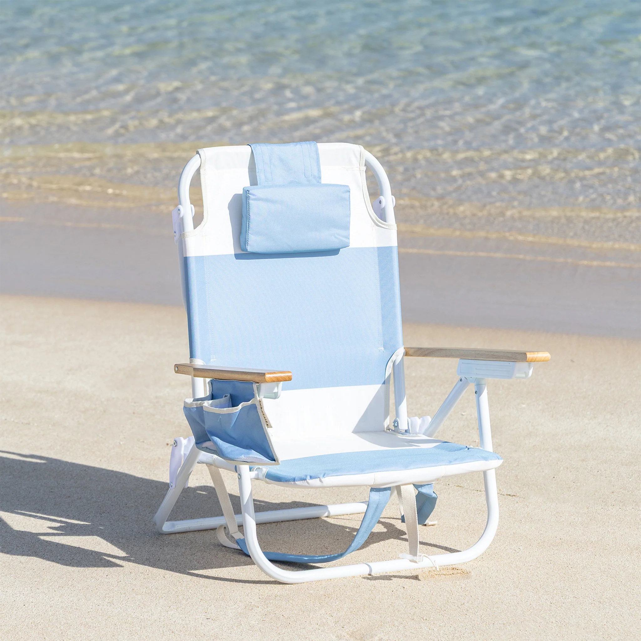 Deluxe Beach Chair - La Mer Med Blue - Image 5