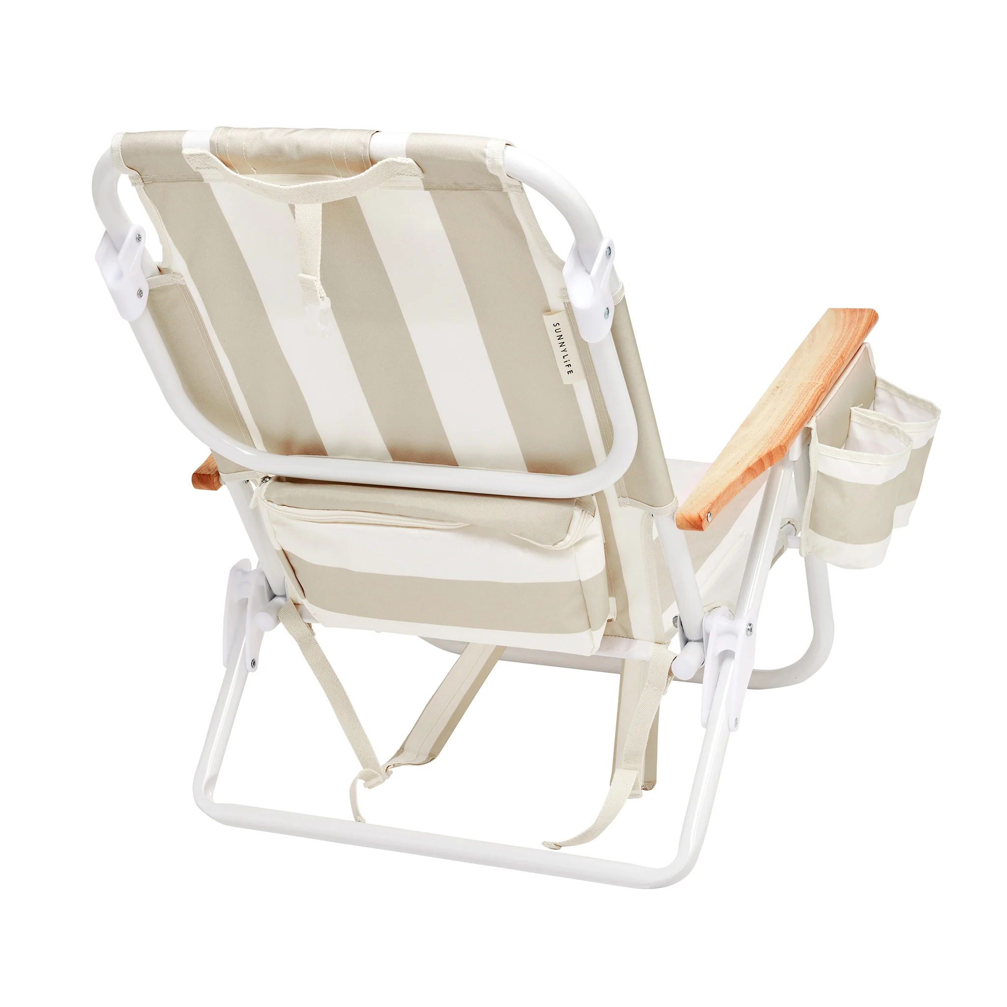 Deluxe Beach Chair - Oyster Stripe - Image 4