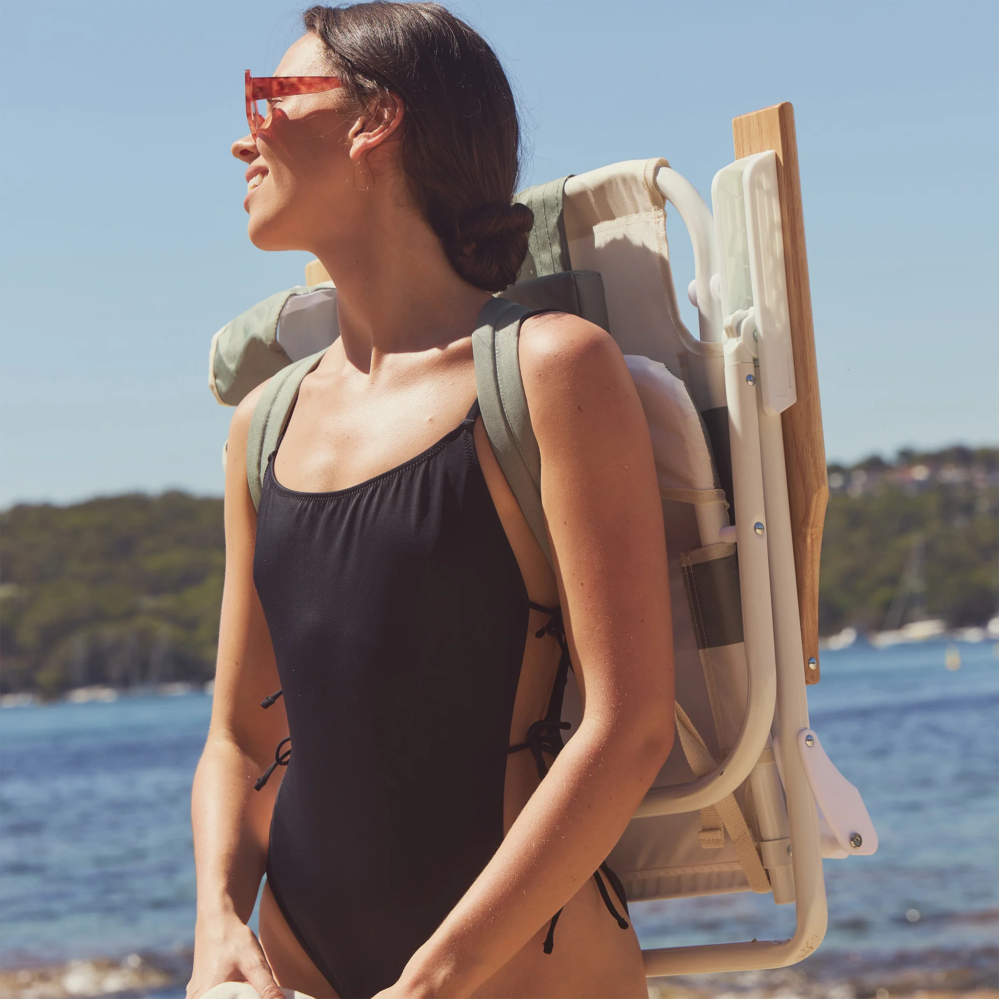 Deluxe Beach Chair - Seagrass Sage - Image 4
