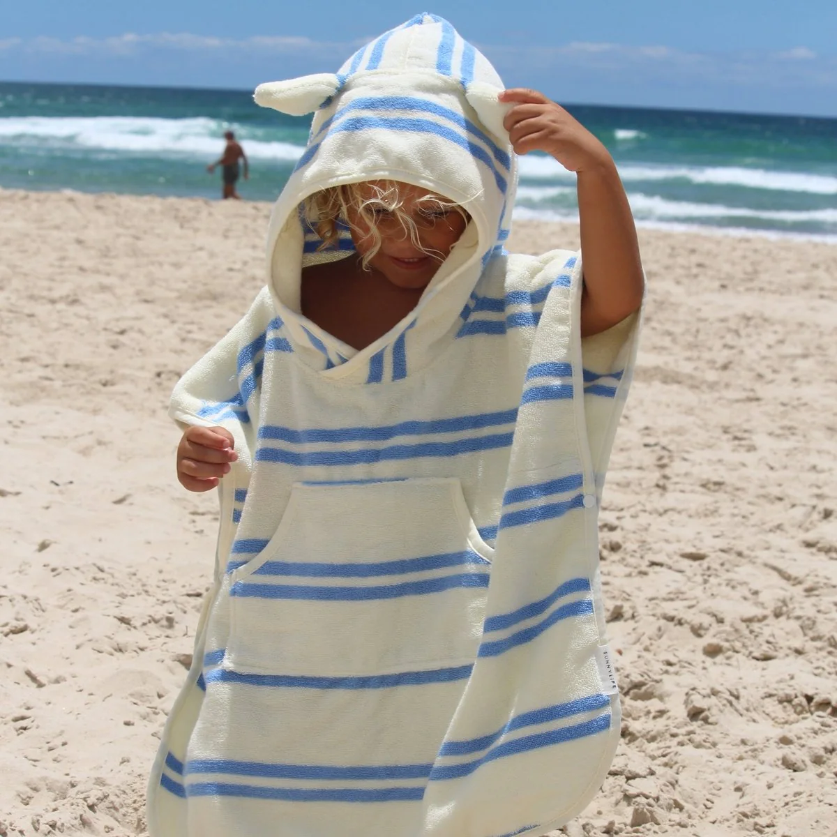 Kids Character Hooded Towel - Sammy the Seagull - Image 3