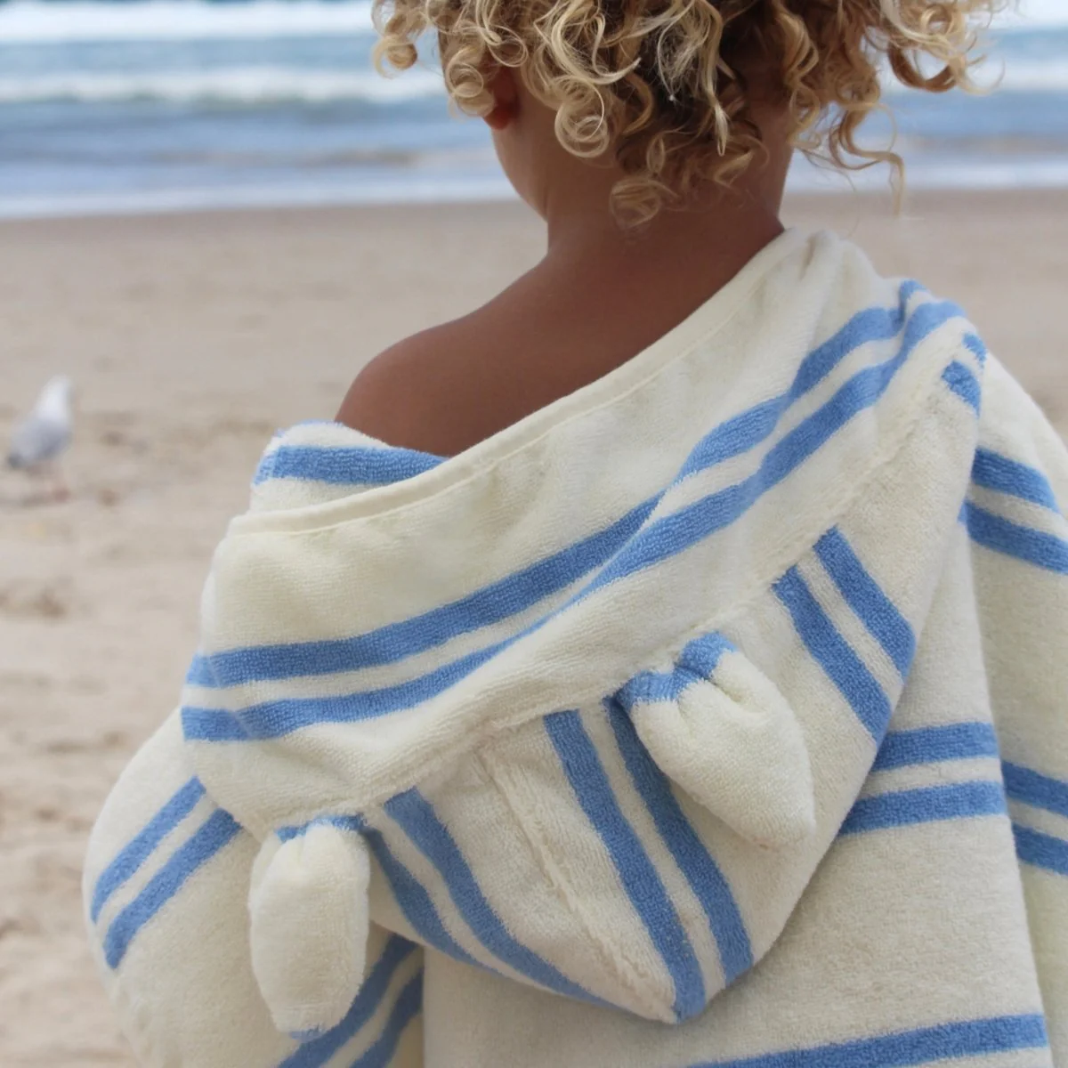 Kids Character Hooded Towel - Sammy the Seagull - Image 5
