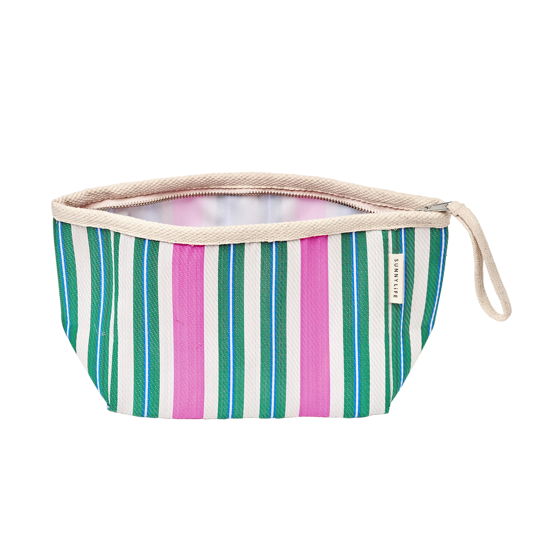 Recycled Nylon Beach Pouch - Seagrass Green - Image 5