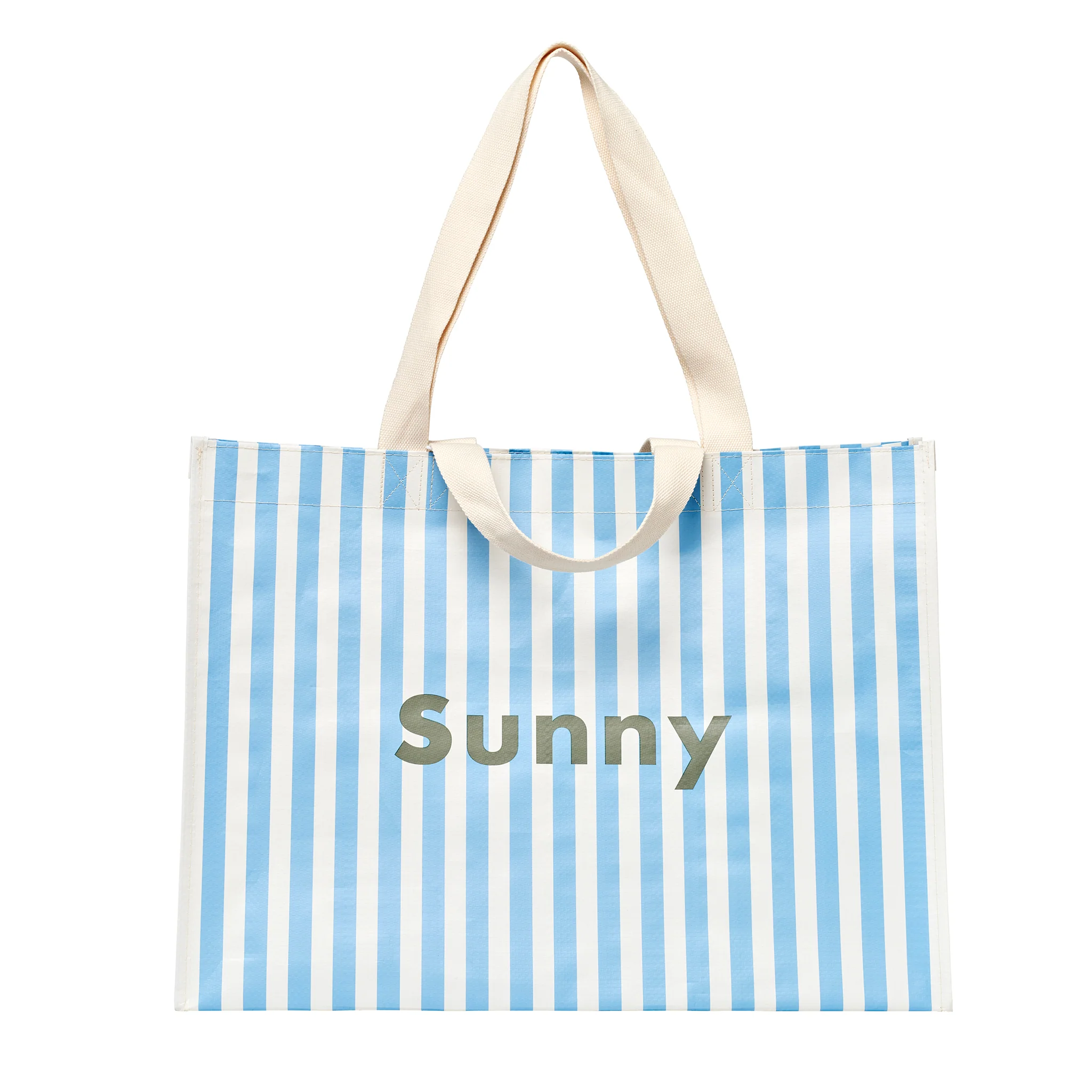 Carryall Beach Bag - La Mer Med Blue Stripe - Image 6