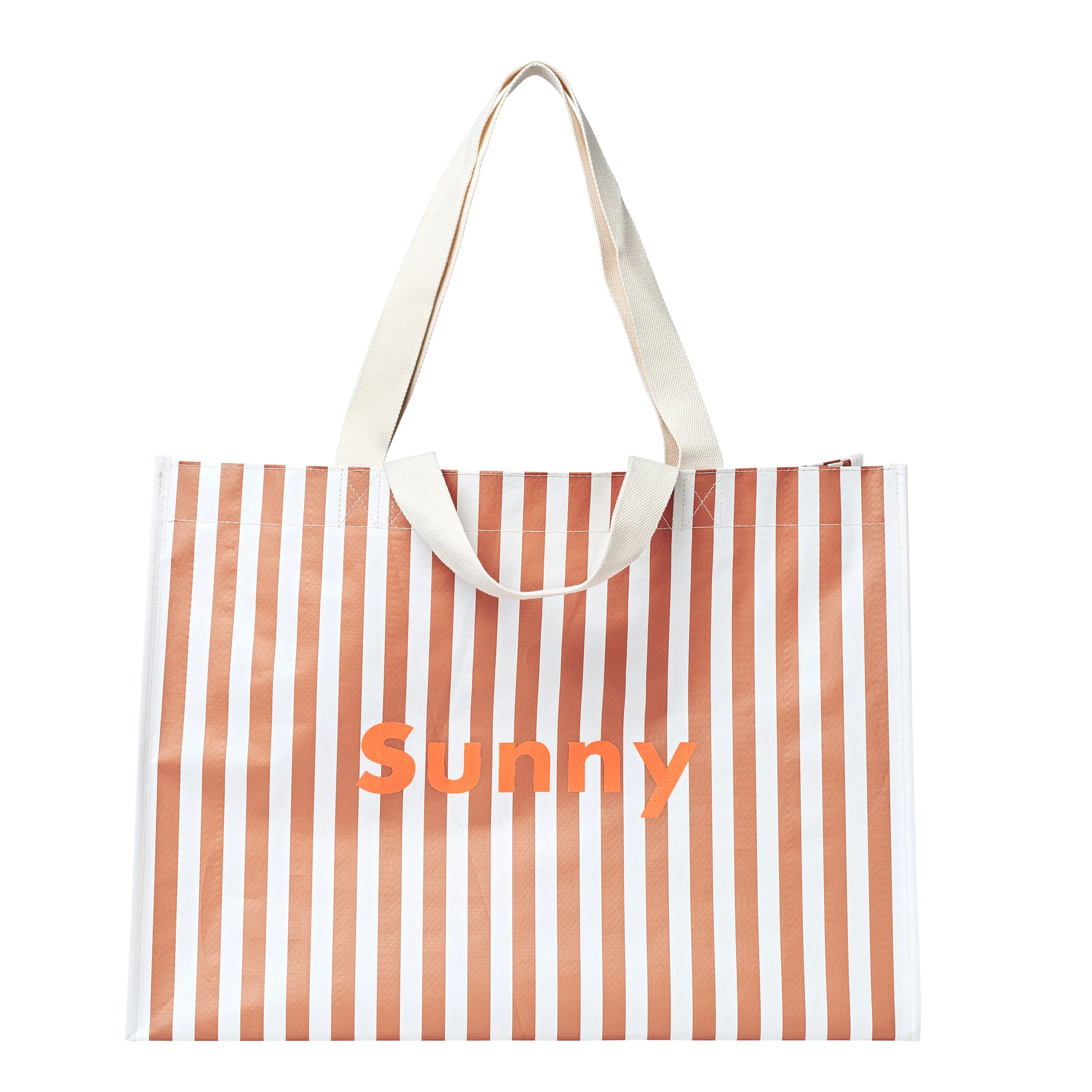 Carryall Beach Bag - Tierra Clay Stripe - Image 7