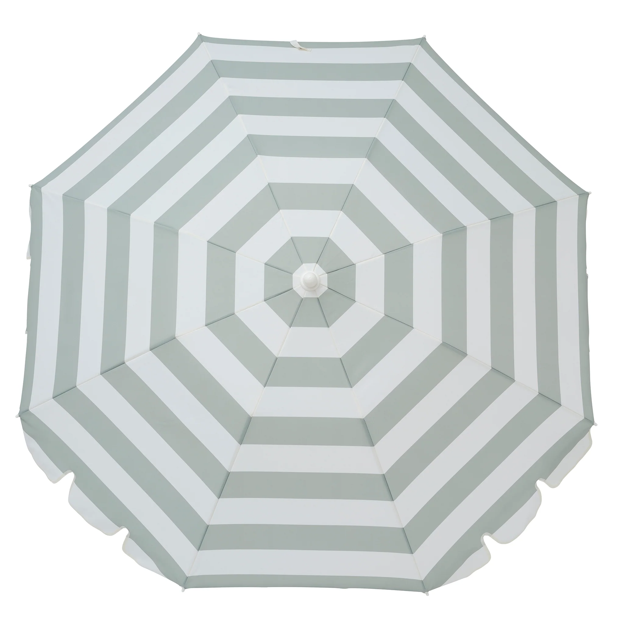Compact Beach Umbrella - Sea Sage Stripe - Image 6
