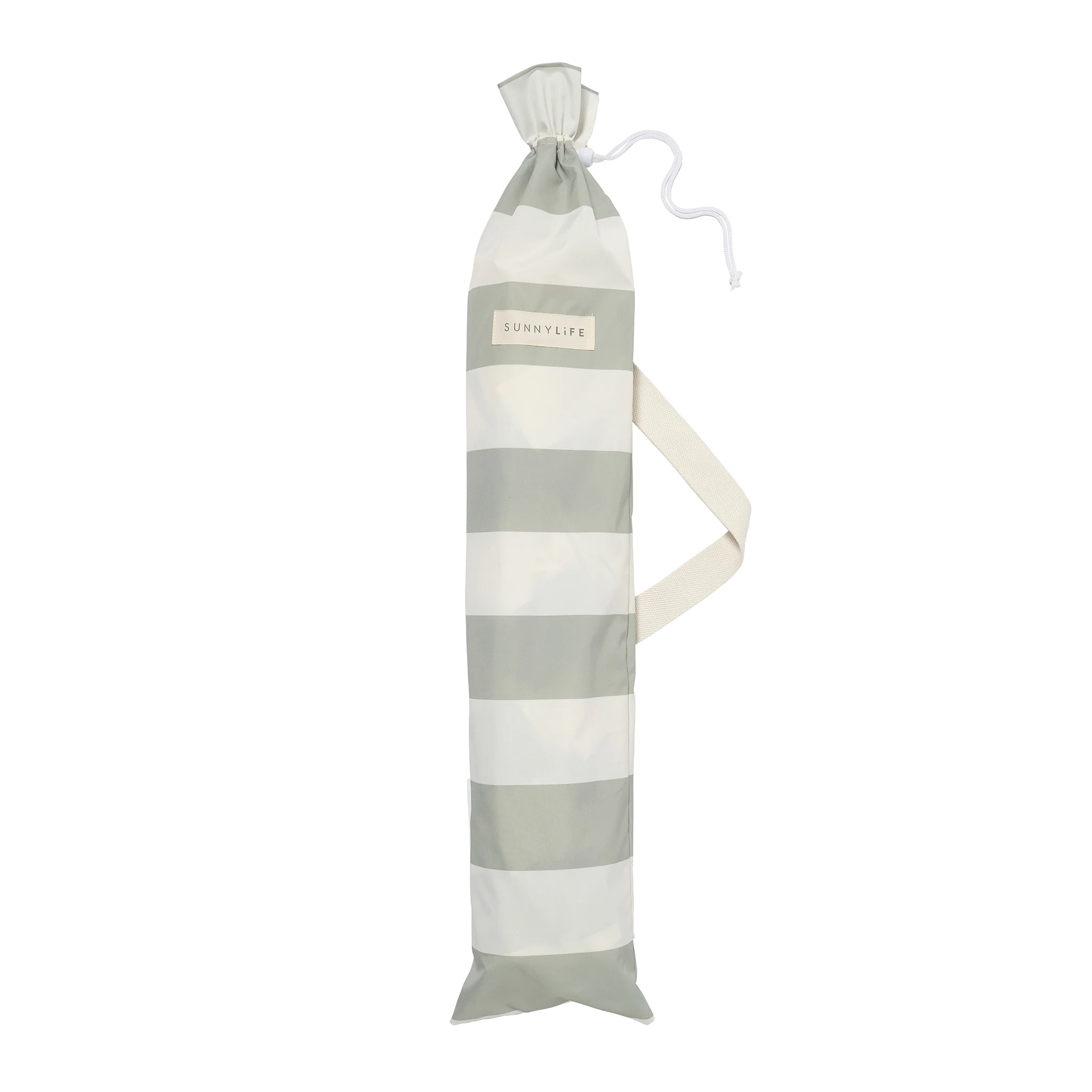 Compact Beach Umbrella - Sea Sage Stripe - Image 9