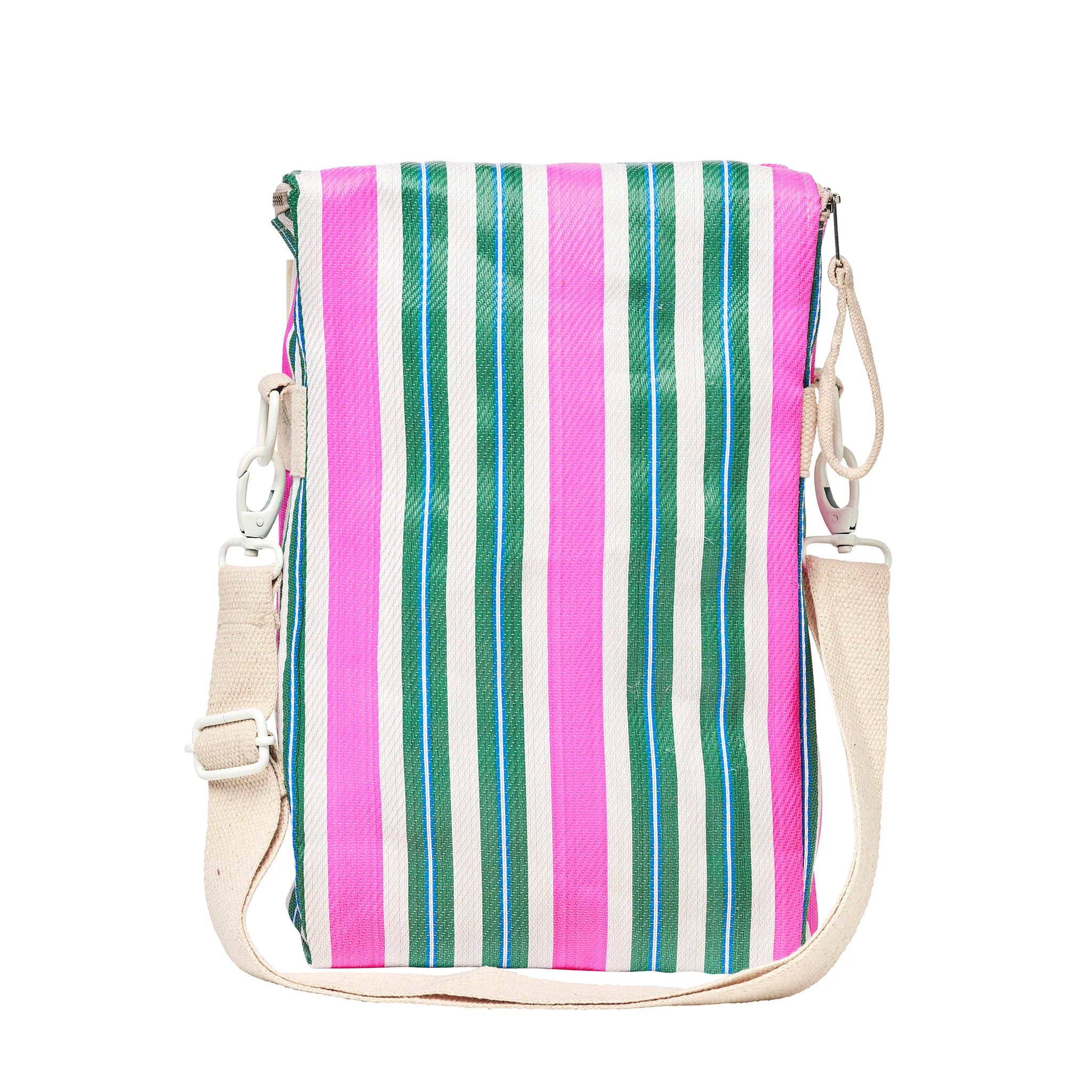 Recycled Nylon Cooler Drinks Bag - Seagrass Green - Image 6