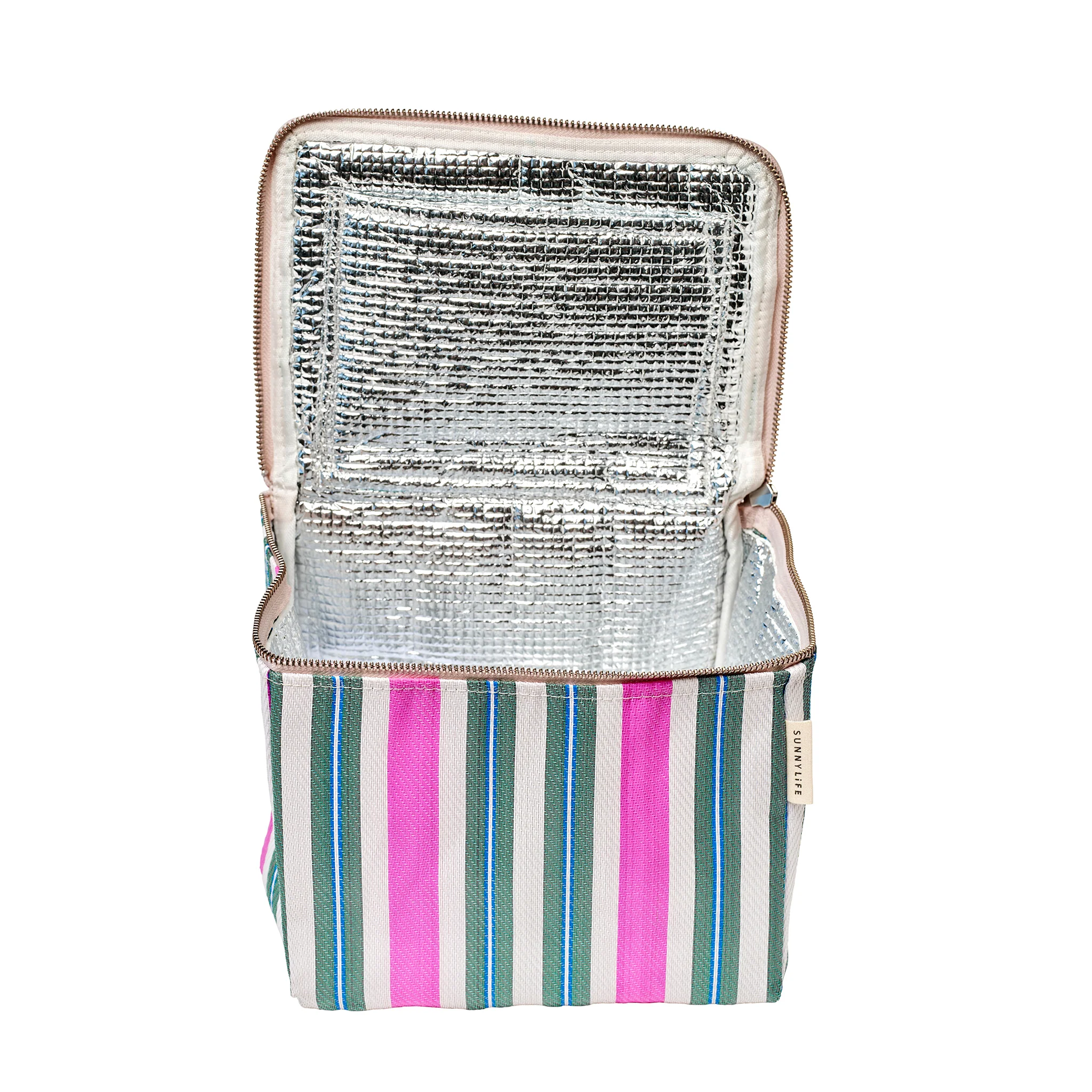 Recycled Nylon Cooler Lunch Bag - Seagrass Green - Image 4