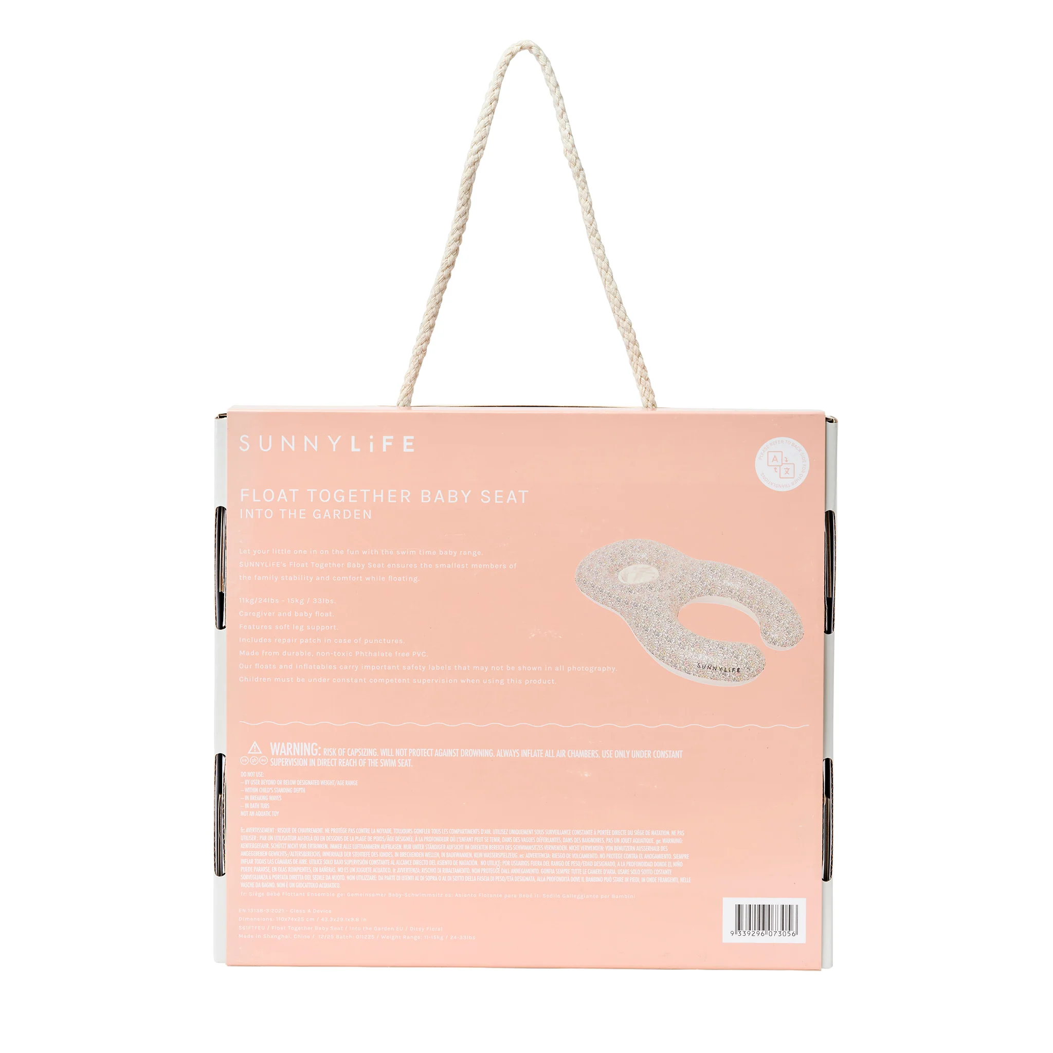 Float Together Baby Seat - Into the Garden Ditsy Floral - Image 8