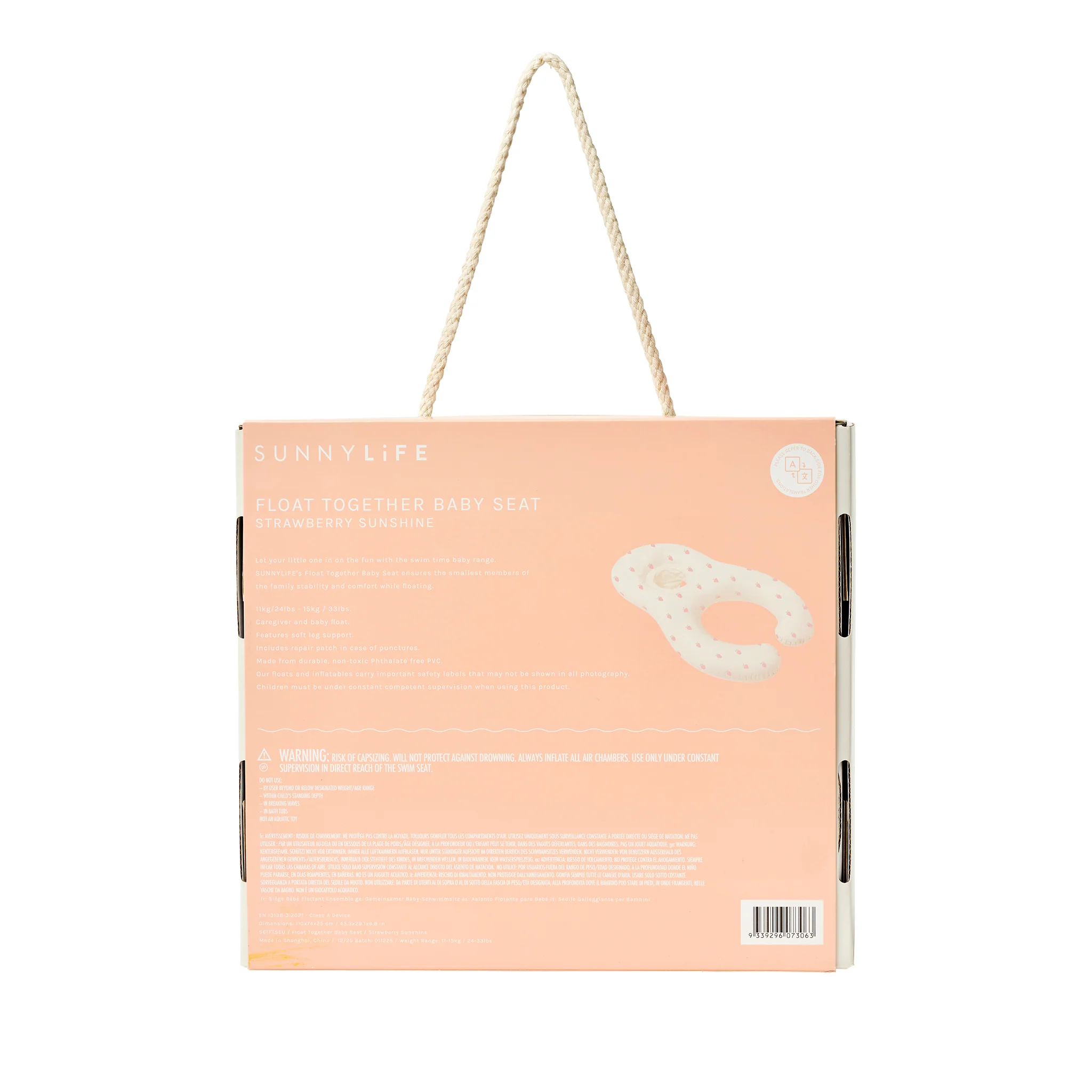 Float Together Baby Seat - Strawberry Sunshine - Image 7