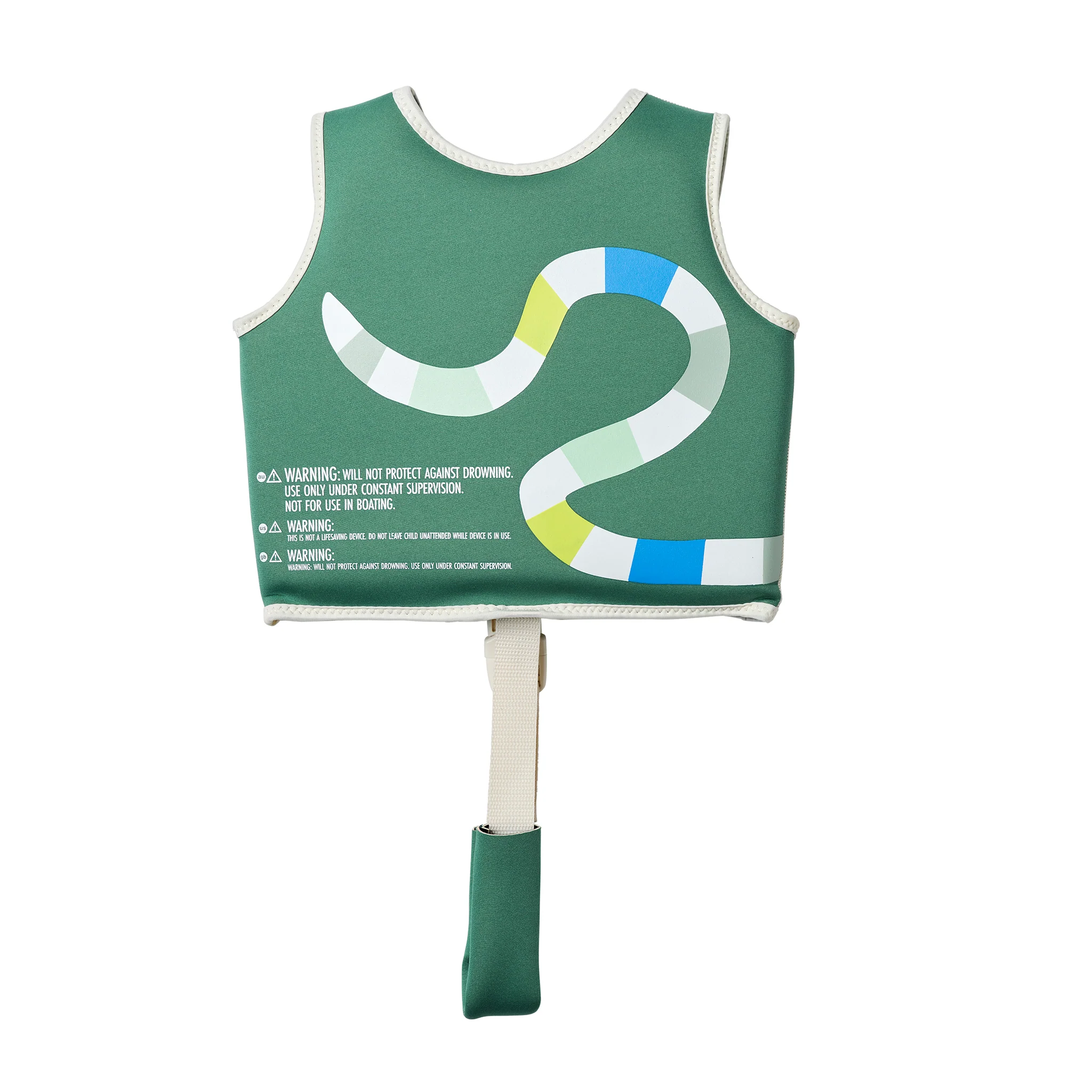 Kids Swim Vest 1-2 - Into the Jungle Green - Image 7