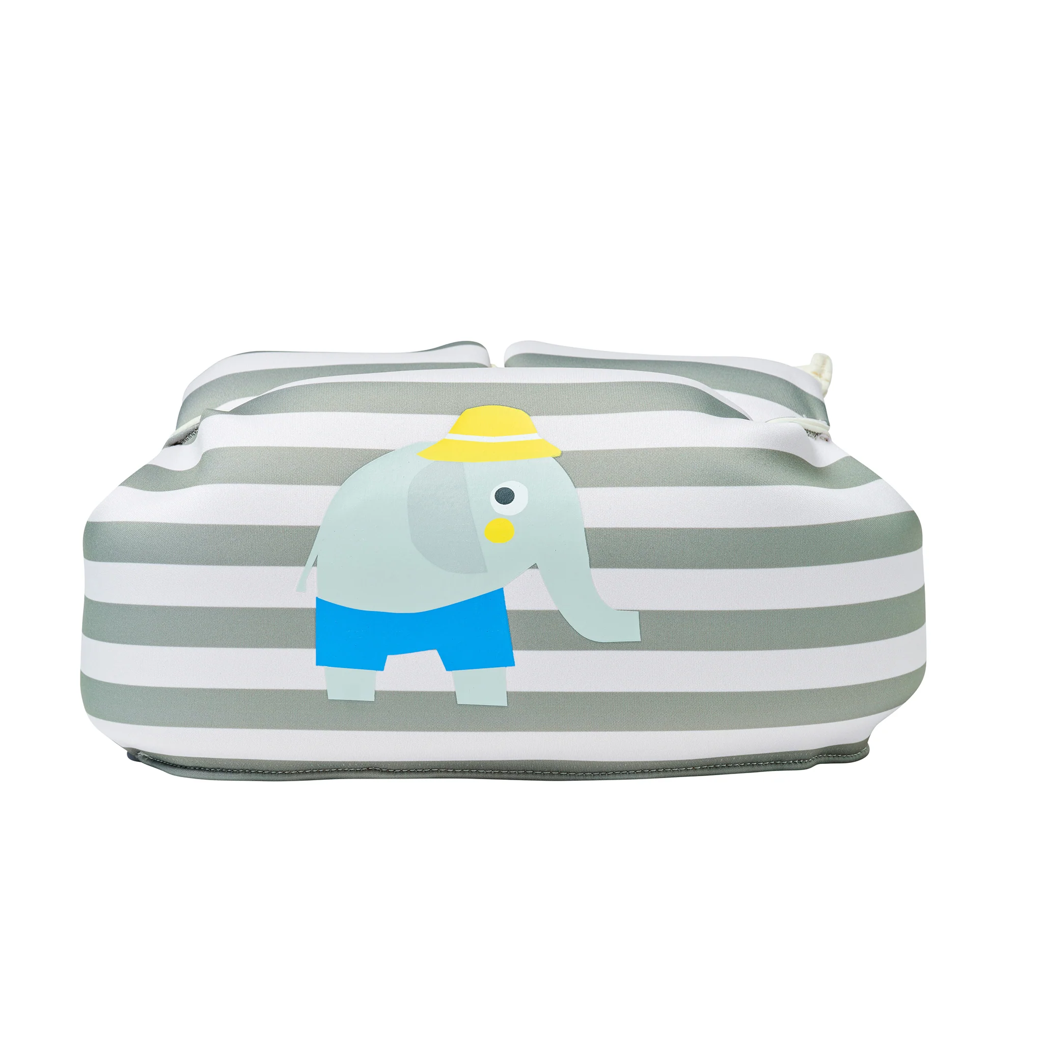 Floatie Jacket 3-6 - Eli the Elephant Green Stripe - Image 6