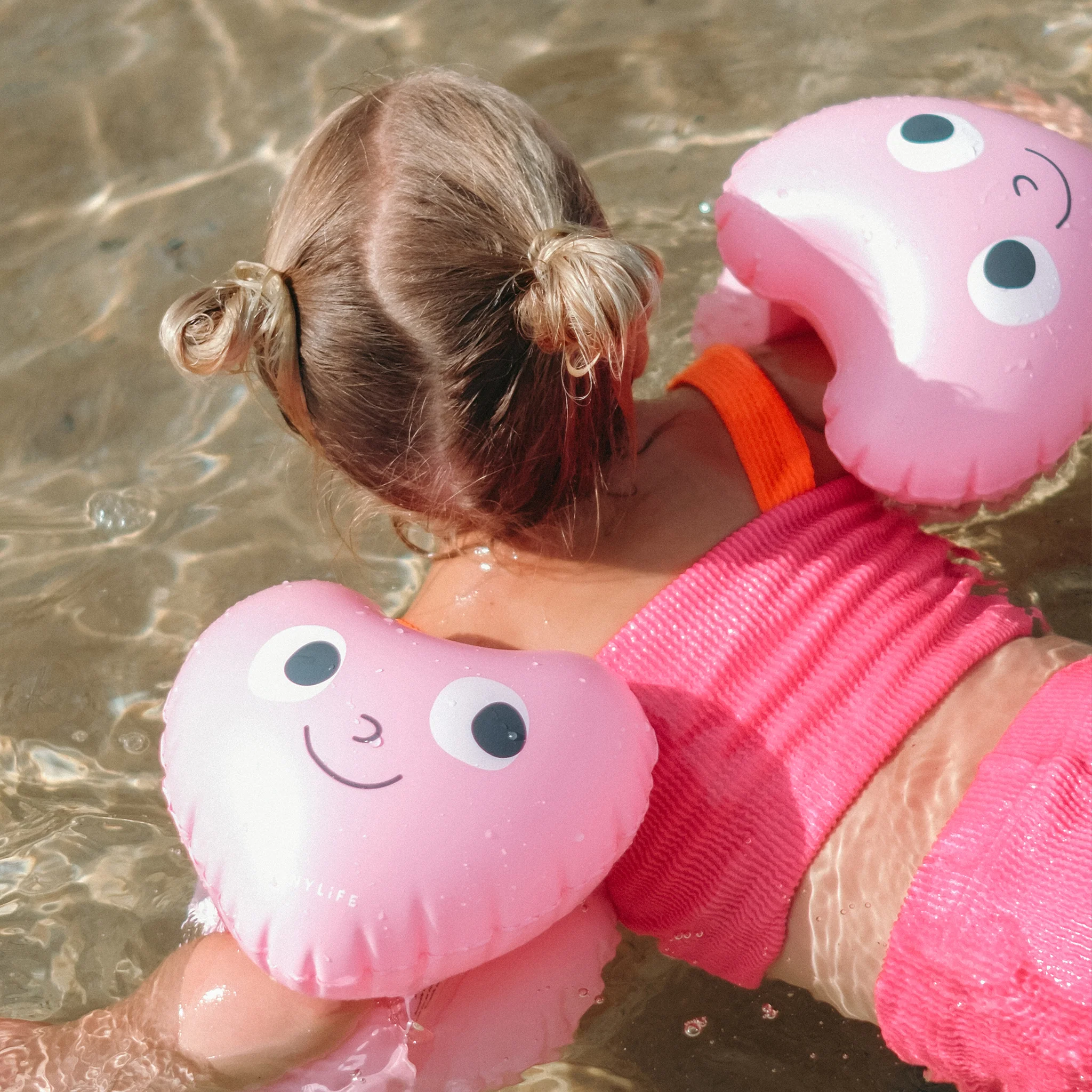 Inflatable Arm Band - Poppy the Peach Pink - Image 2