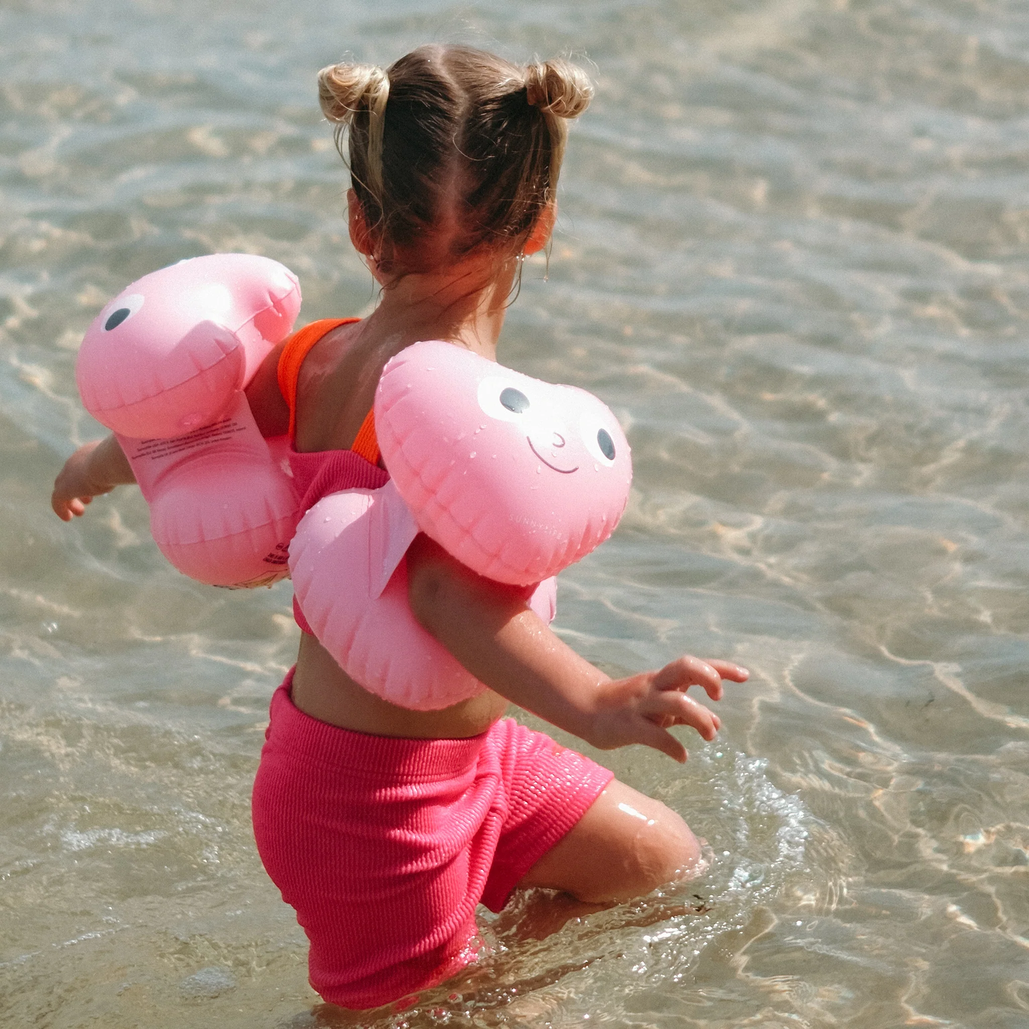 Inflatable Arm Band - Poppy the Peach Pink - Image 3