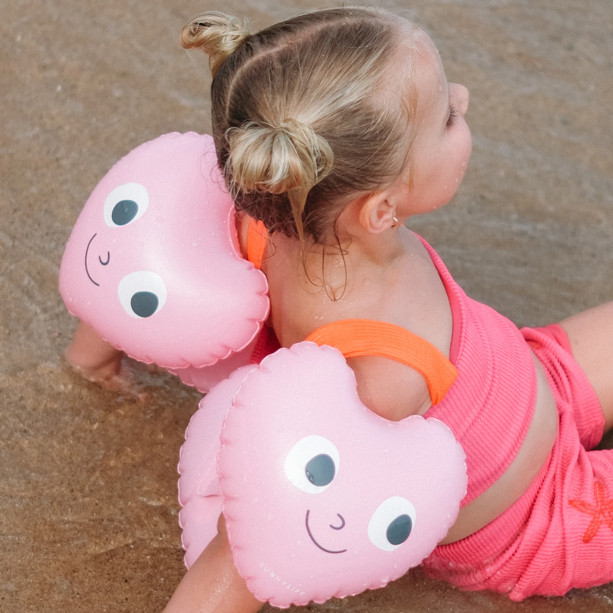 Inflatable Arm Band - Poppy the Peach Pink - Image 4