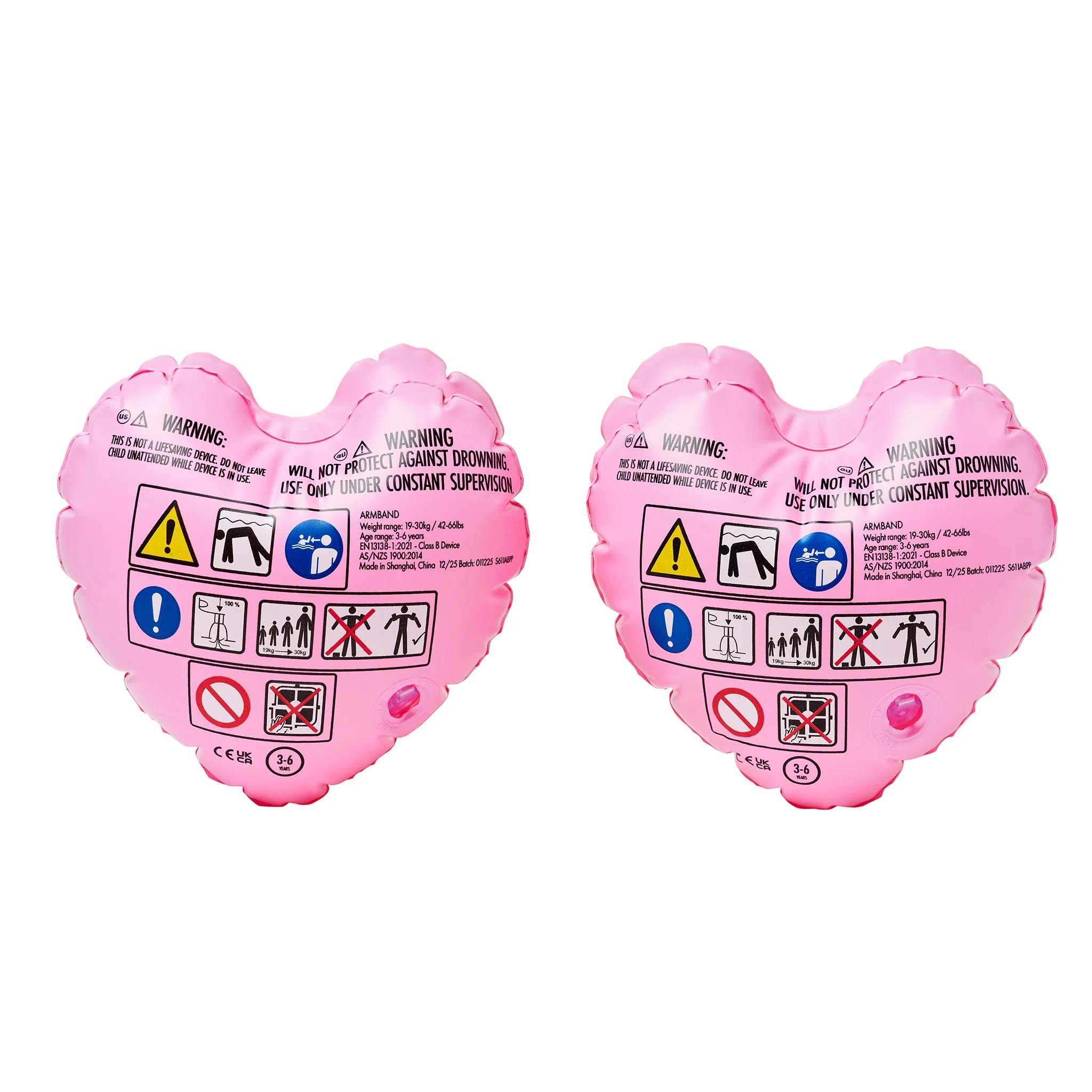Inflatable Arm Band - Poppy the Peach Pink - Image 6