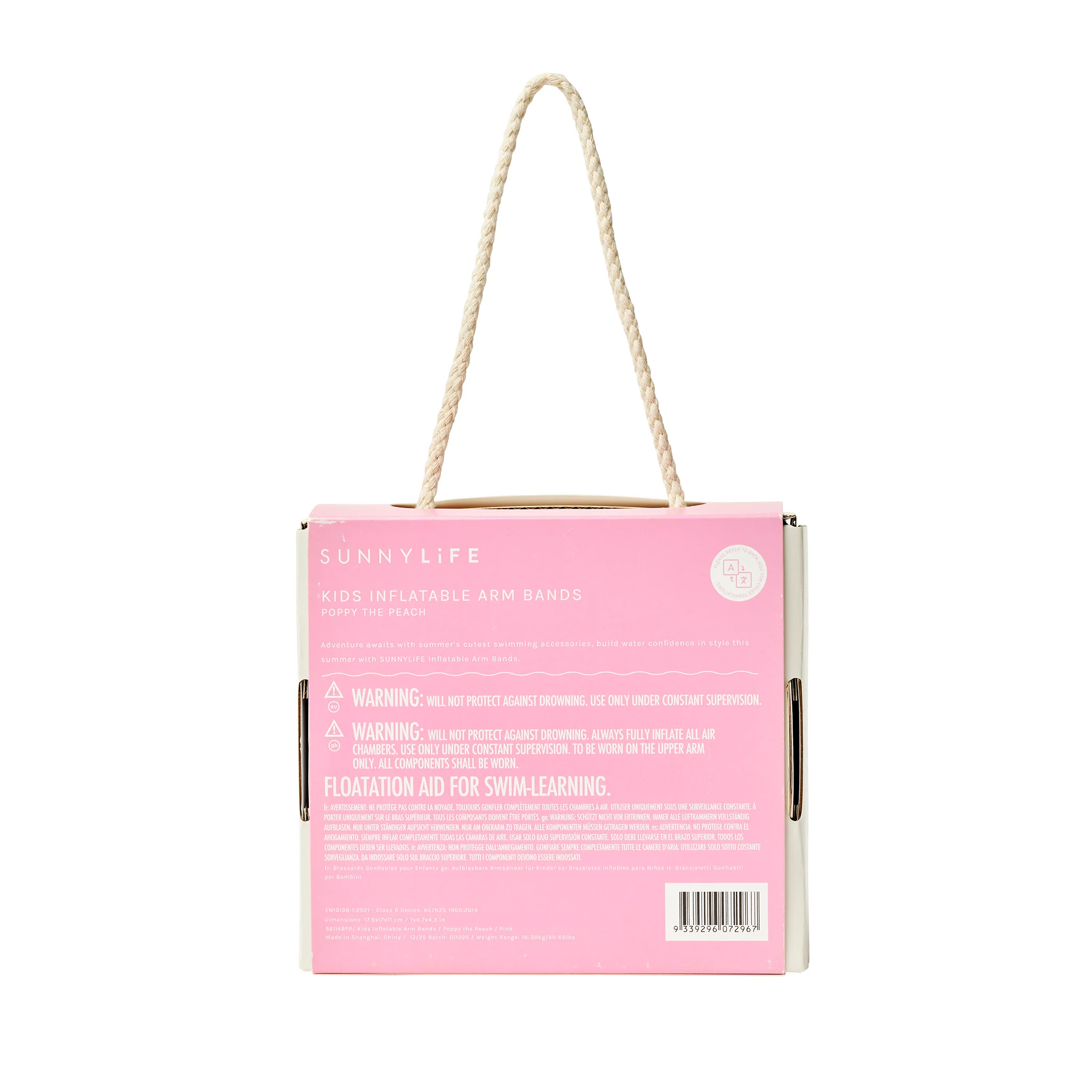 Inflatable Arm Band - Poppy the Peach Pink - Image 8