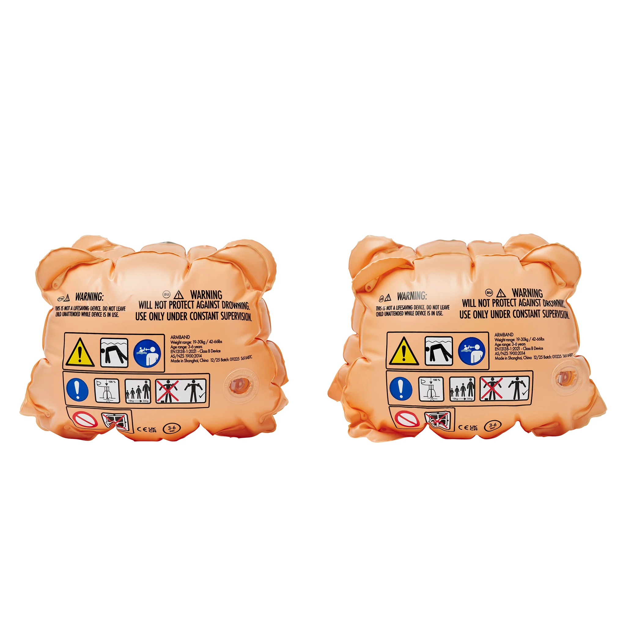 Inflatable Arm Band - Tino the Tiger Clay - Image 6