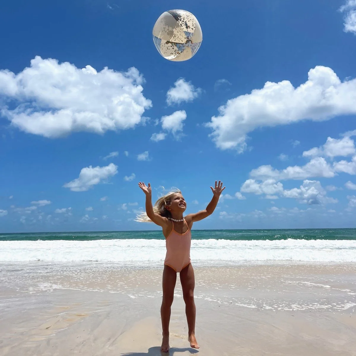 Inflatable Beach Ball - Cotton Candy - Image 3