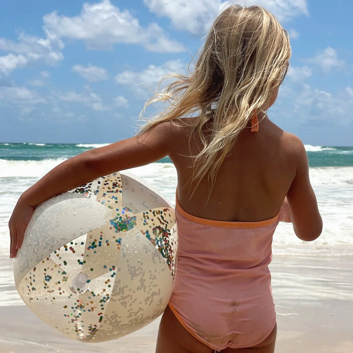 Inflatable Beach Ball - Cotton Candy - Image 4