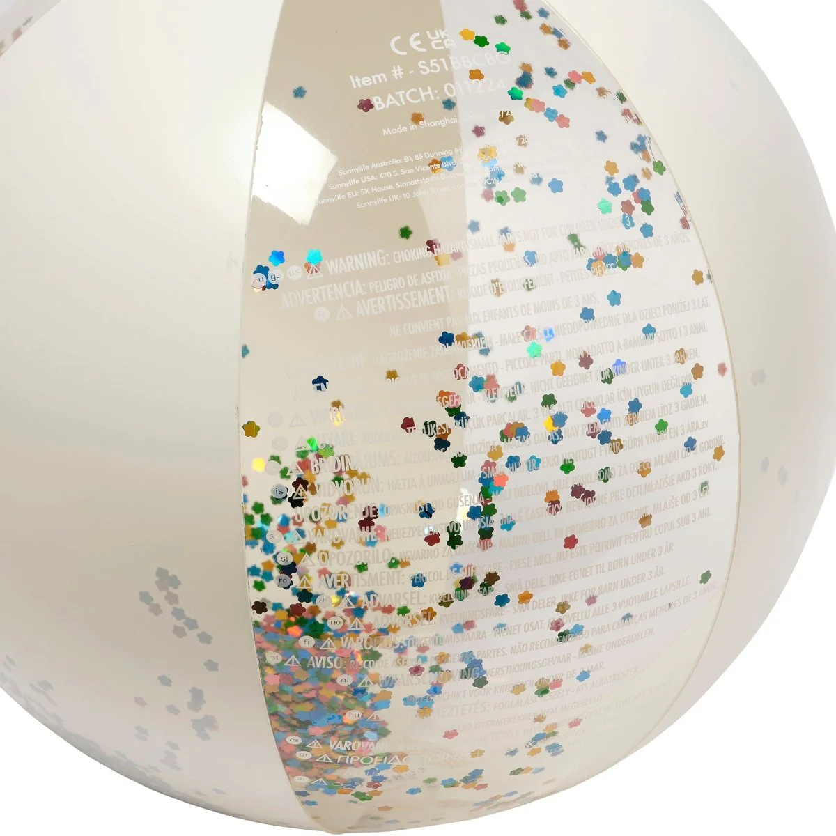Inflatable Beach Ball - Cotton Candy - Image 9