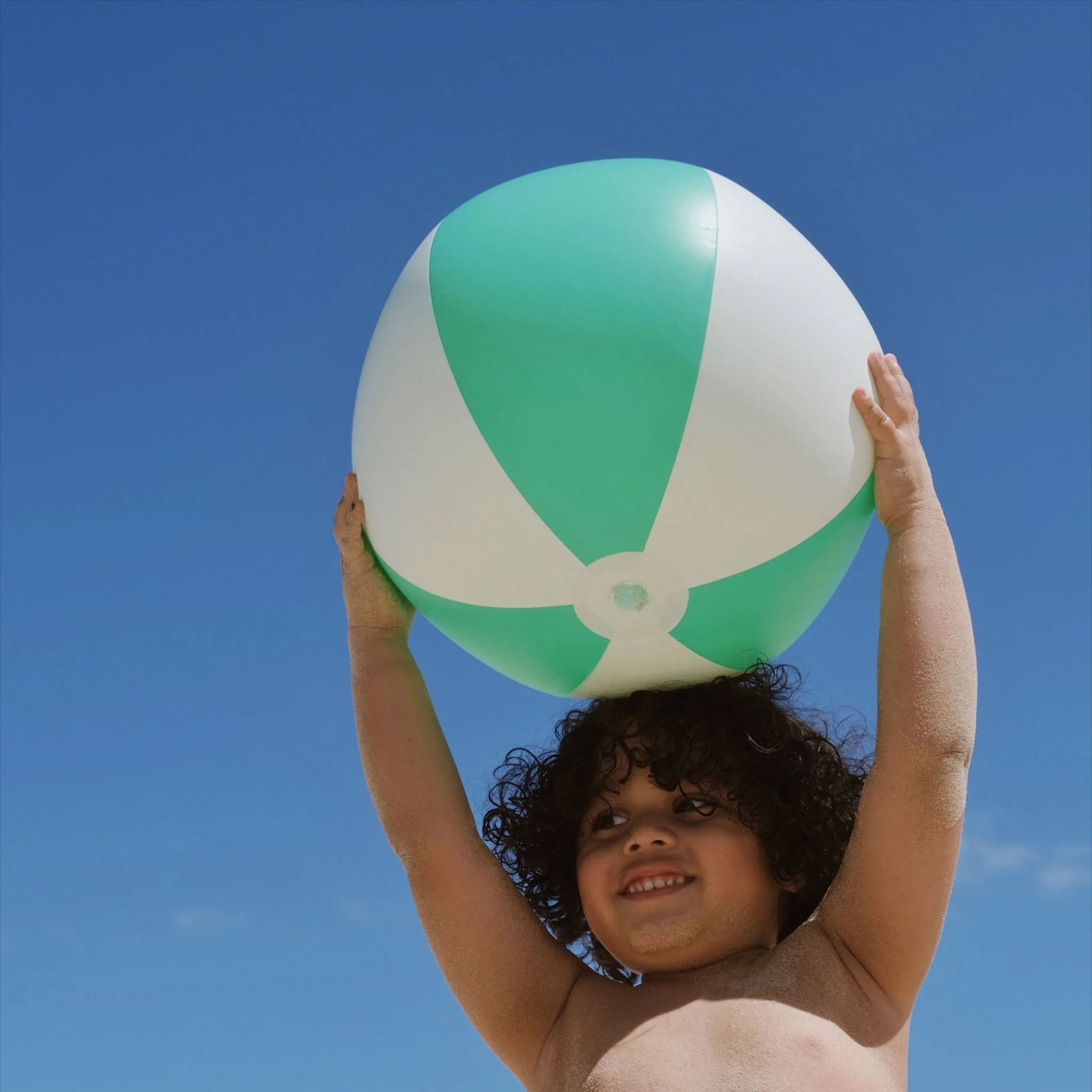 Inflatable Beach Ball - Pool Party Neon Green - Image 2