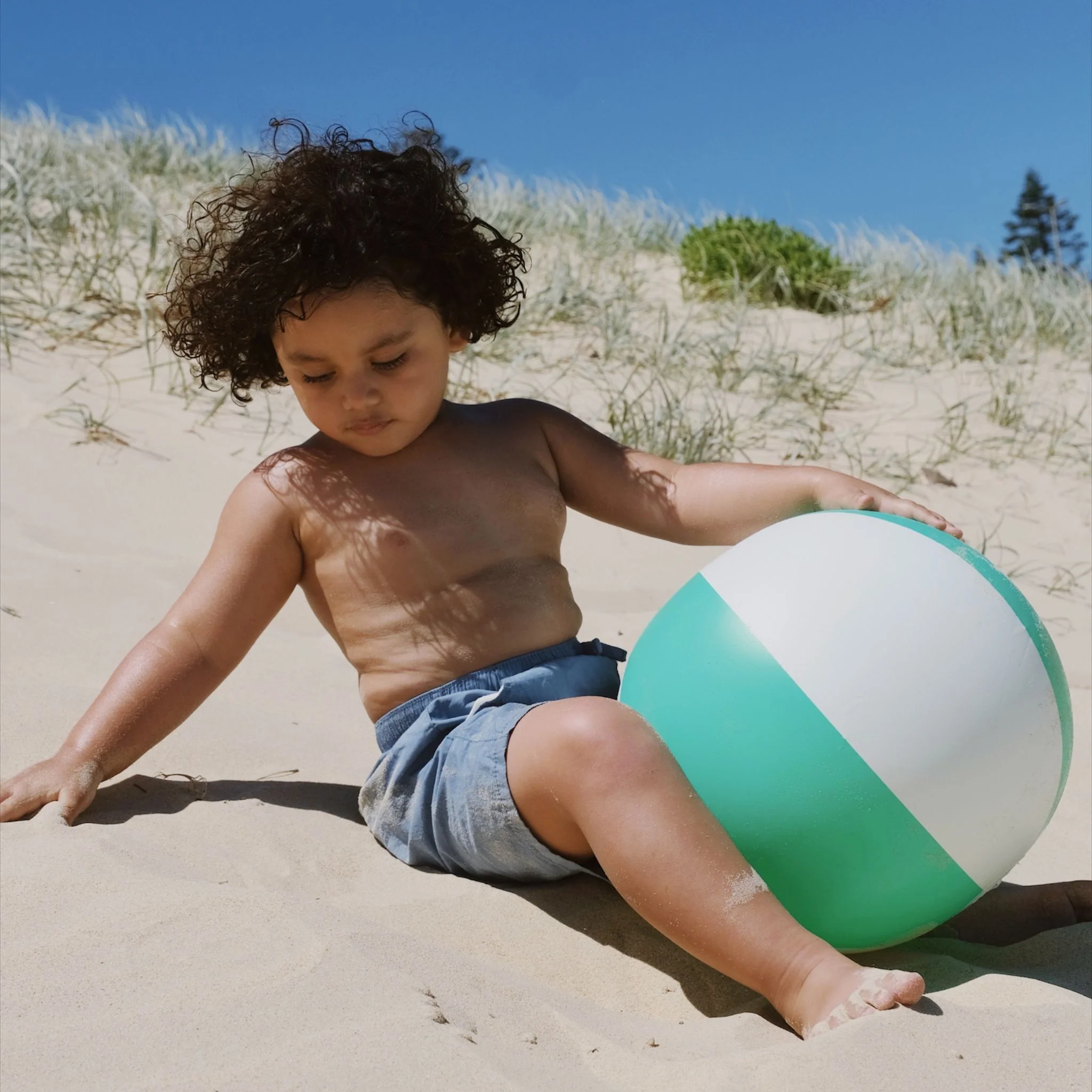Inflatable Beach Ball - Pool Party Neon Green - Image 3