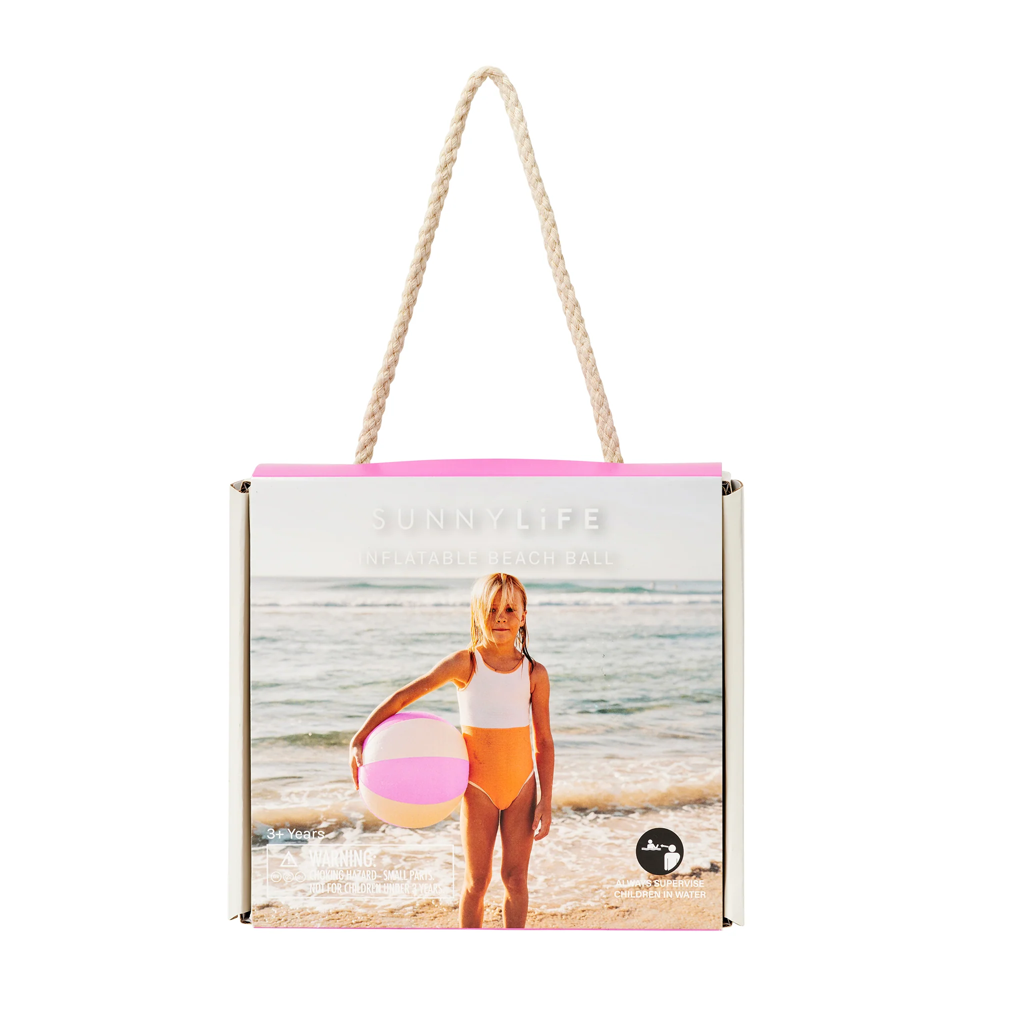 Inflatable Beach Ball - Pool Party Magenta - Image 6