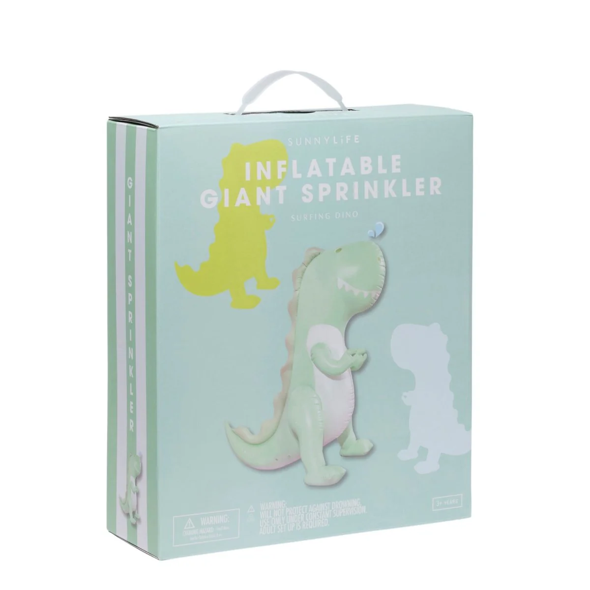 Inflatable Giant Surfing Dino Sprinkler - Image 11