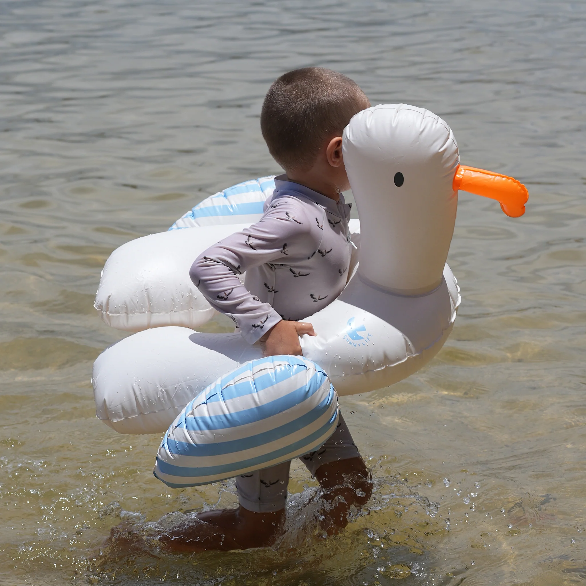 Kiddy Float - Sammy the Seagull Blue Stripe - Image 4