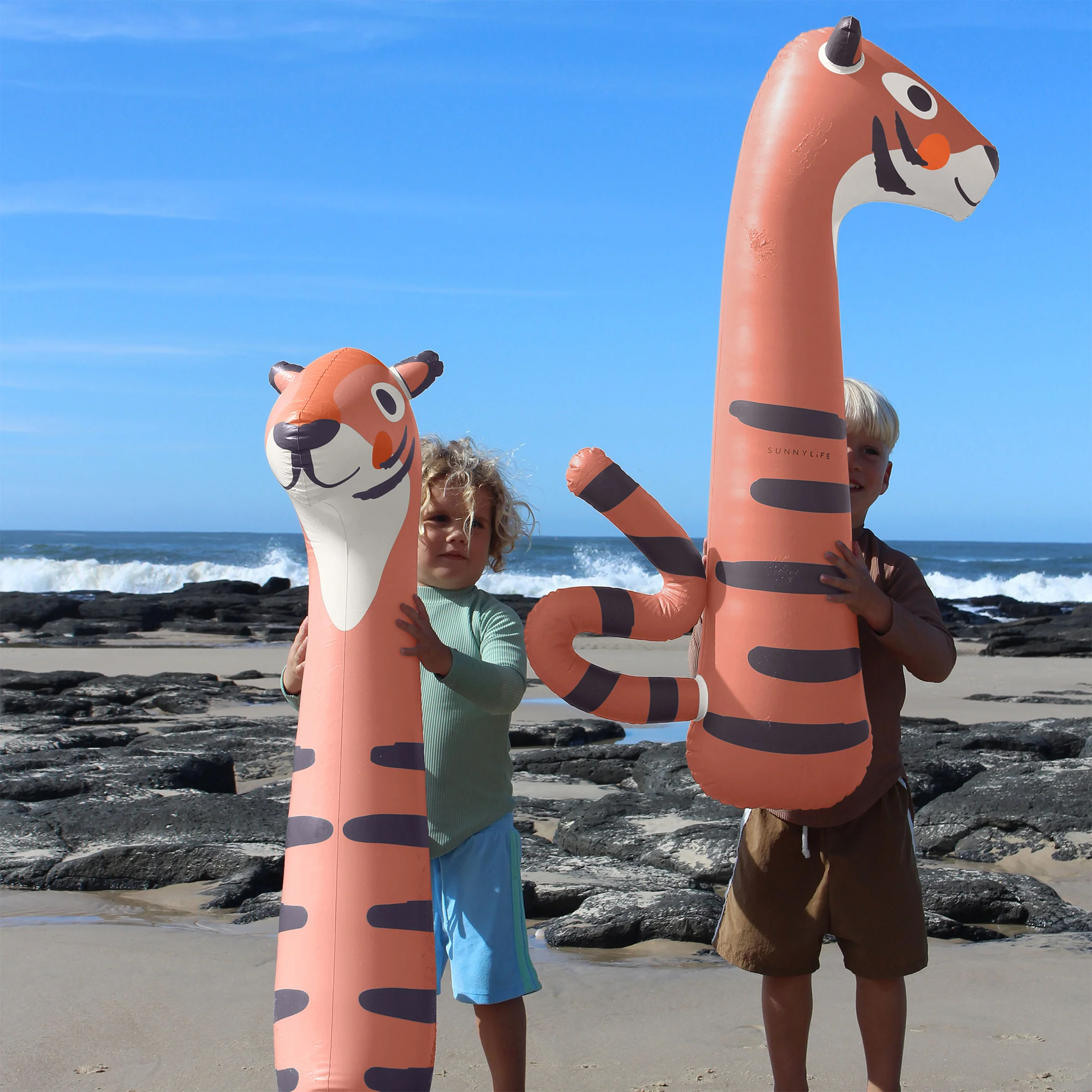 Kids Inflatable Noodle - Tino the Tiger Clay Set of 2 - Image 3