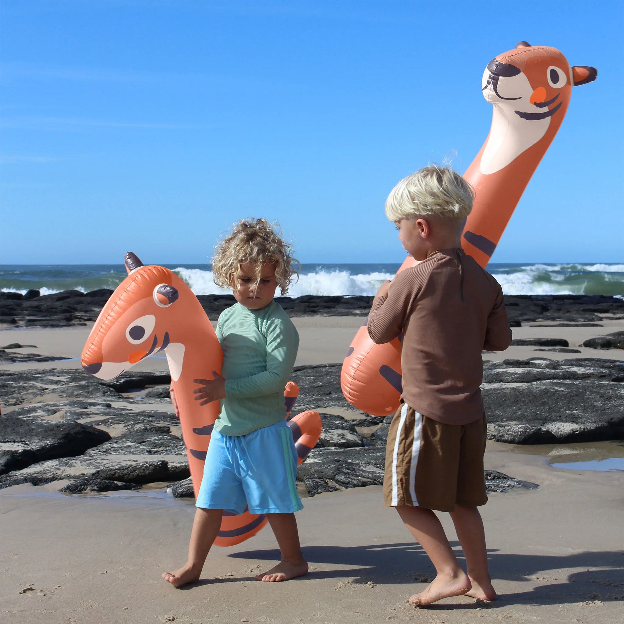 Kids Inflatable Noodle - Tino the Tiger Clay Set of 2 - Image 4