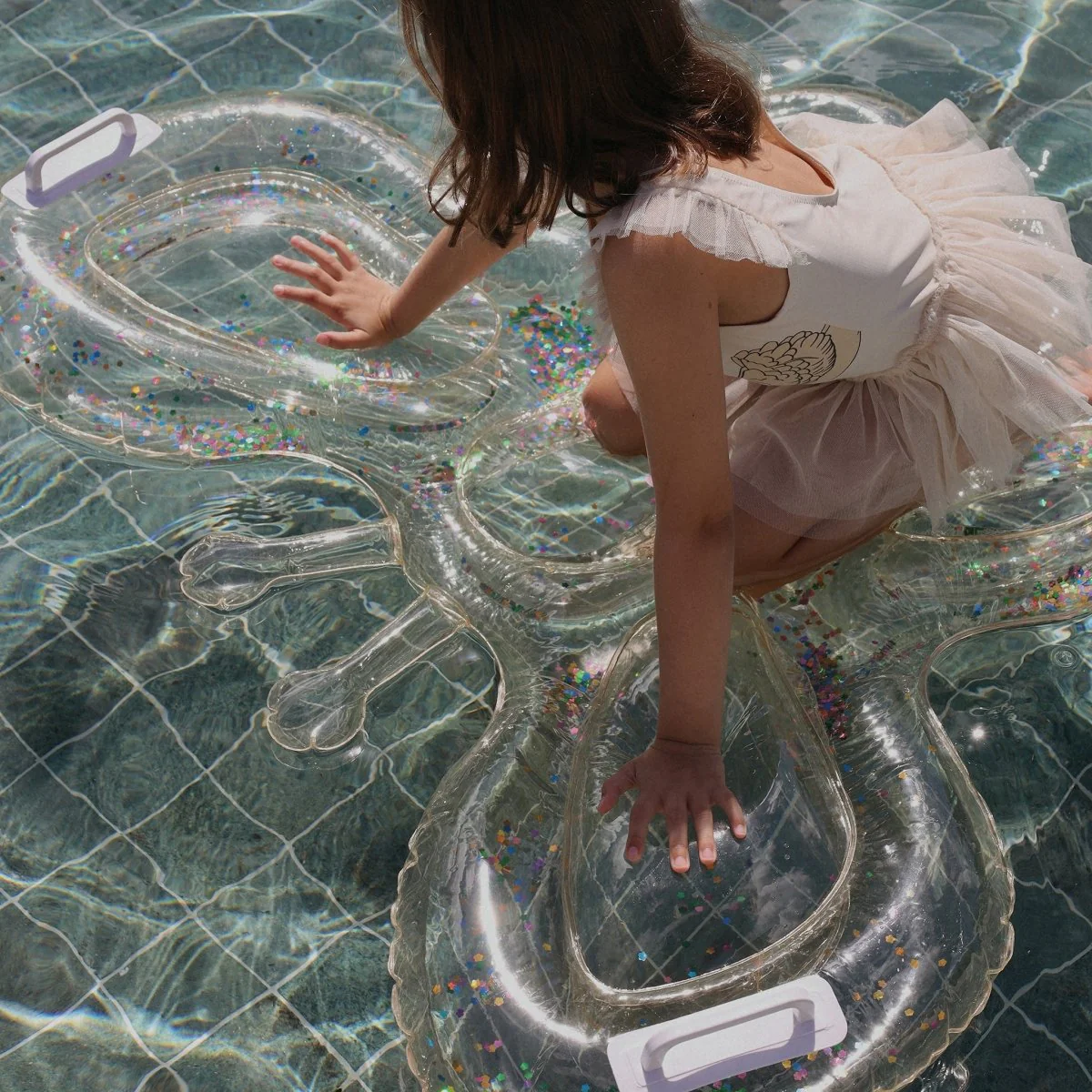 Kids Lie-On Float - Cotton Candy - Image 5