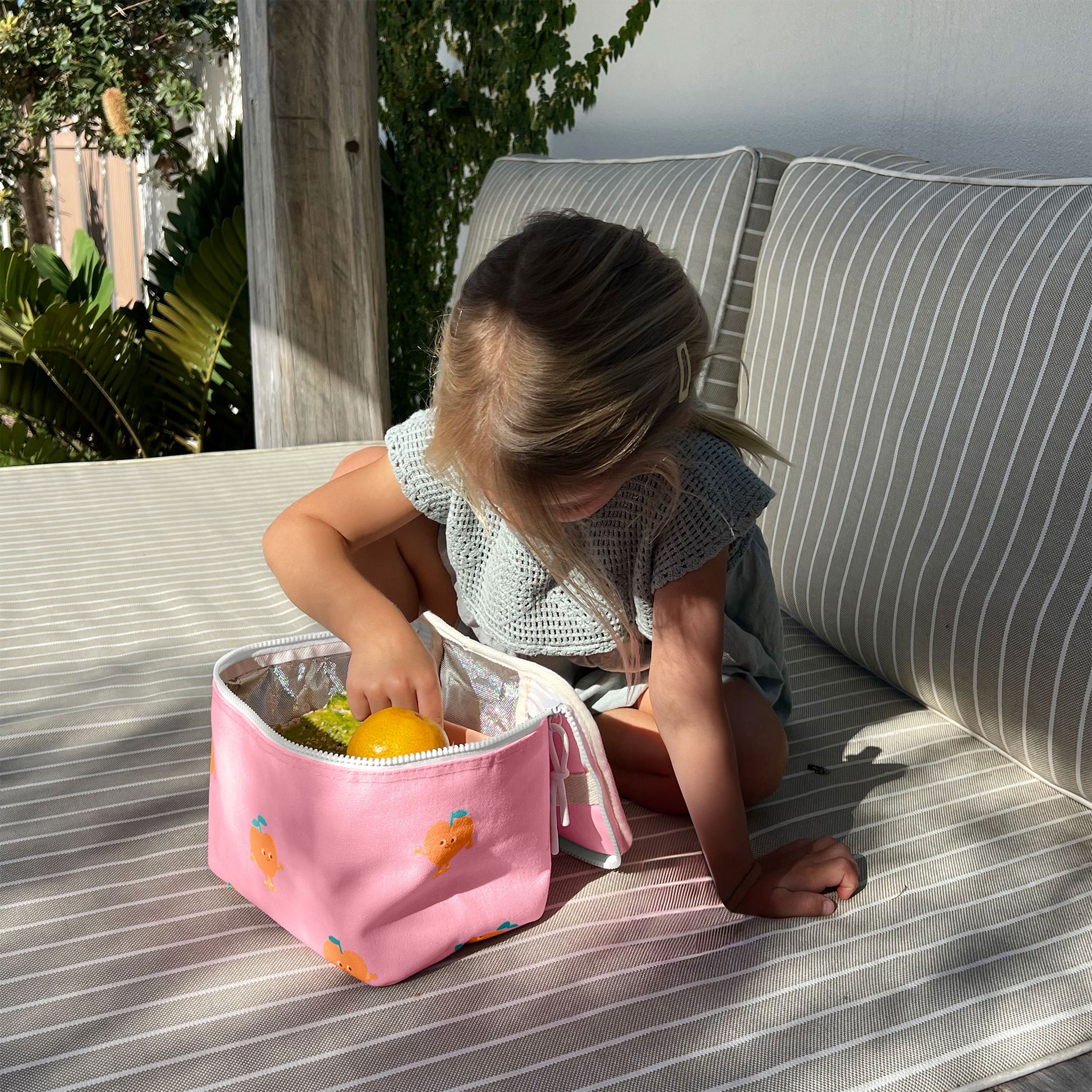 Kids Lunch Bag - Poppy the Peach Pink - Image 3