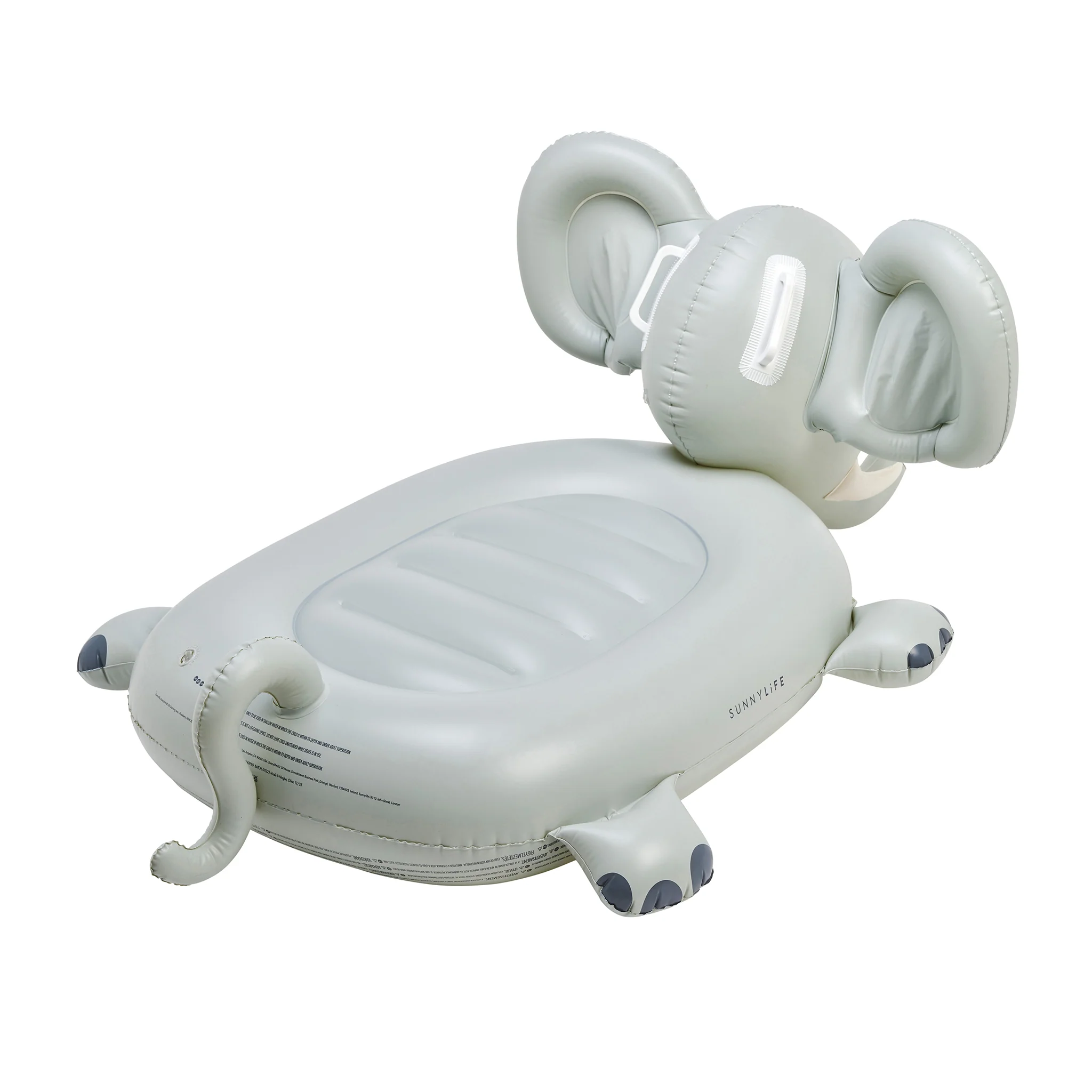 Kids Ride-On Float - Eli the Elephant Grey - Image 6