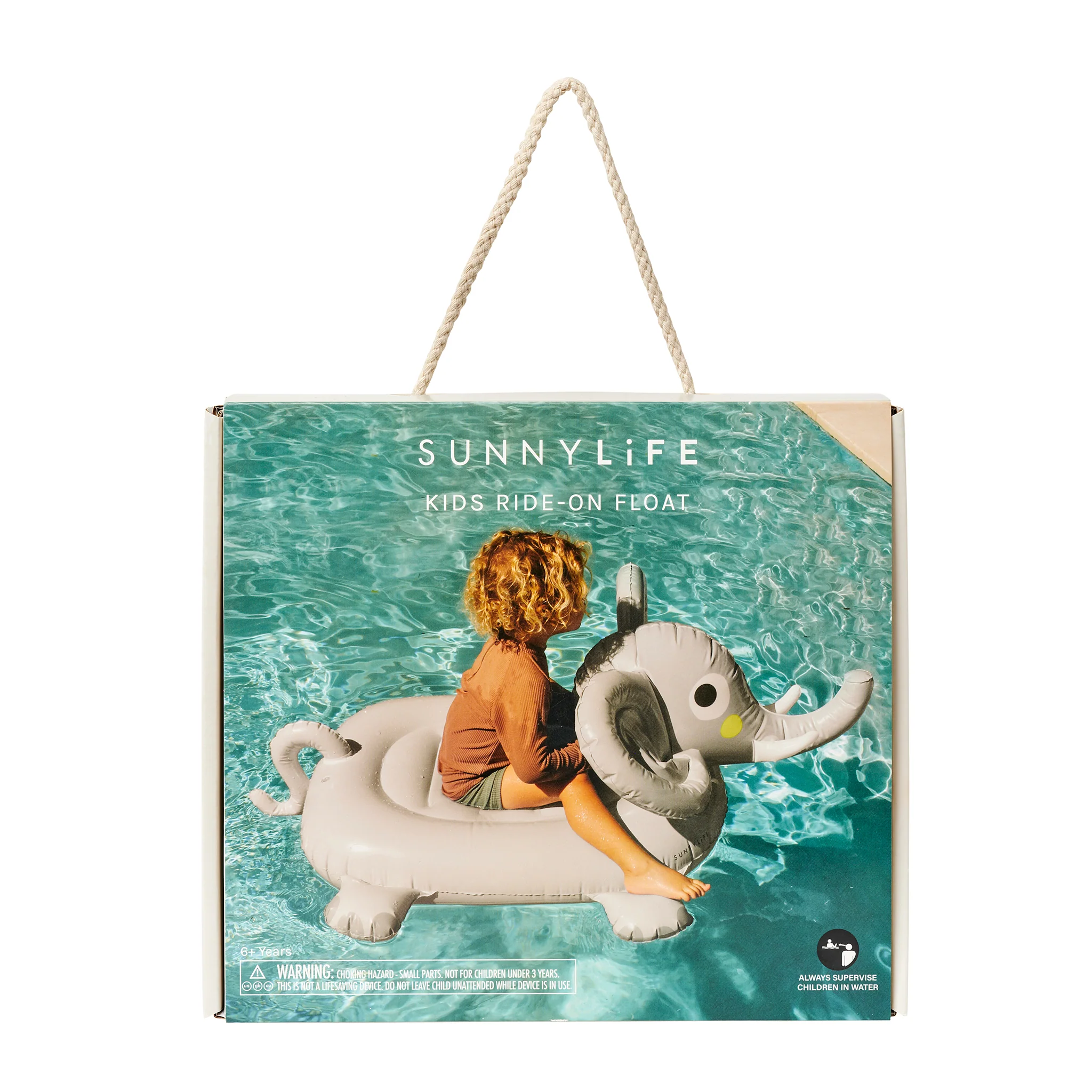 Kids Ride-On Float - Eli the Elephant Grey - Image 9