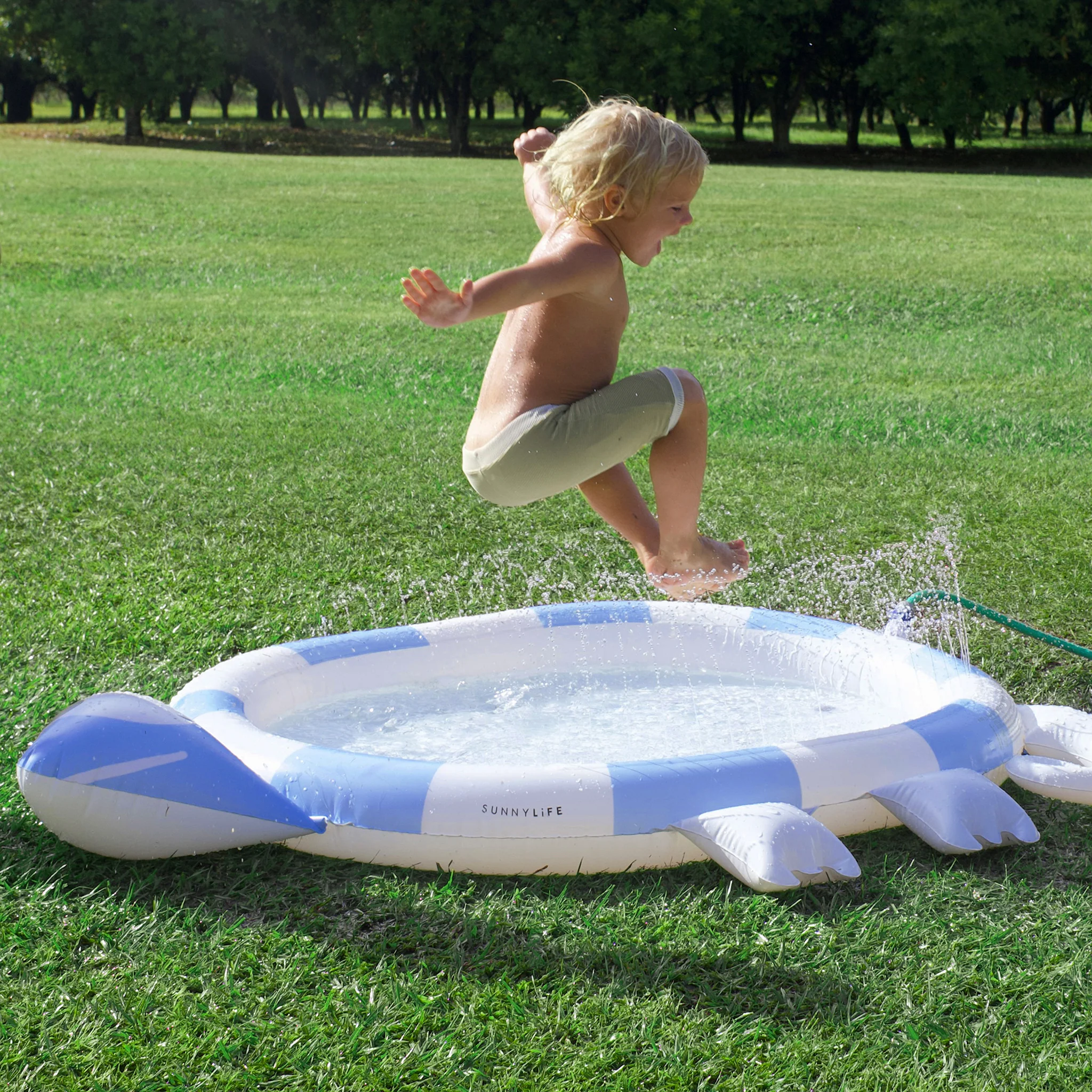 Kids Sprinkler Mat - Into the Wild Blue - Image 3