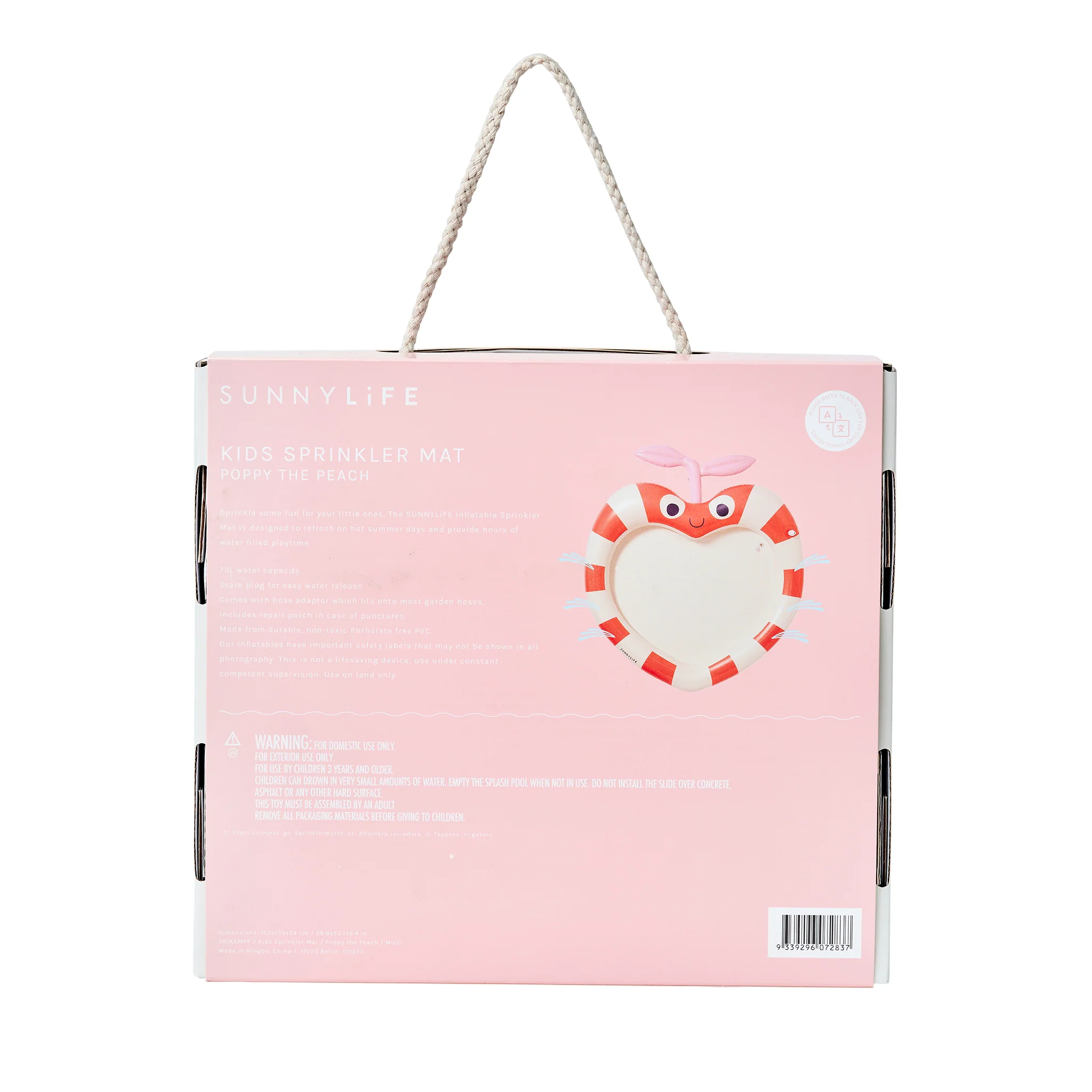 Kids Sprinkler Mat - Poppy the Peach - Image 9