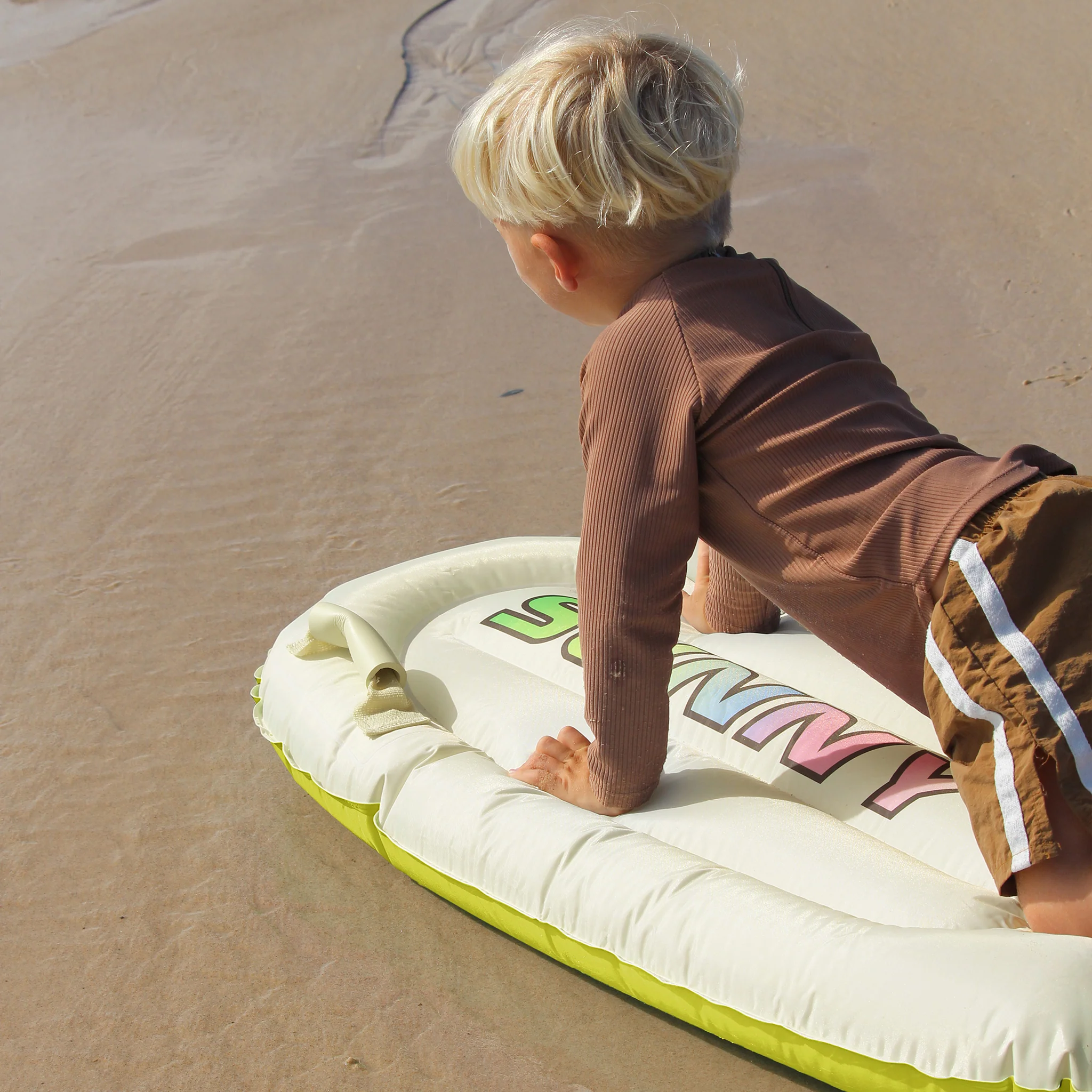 Kids Surf Mat - Zest Cream and Yellow - Image 5