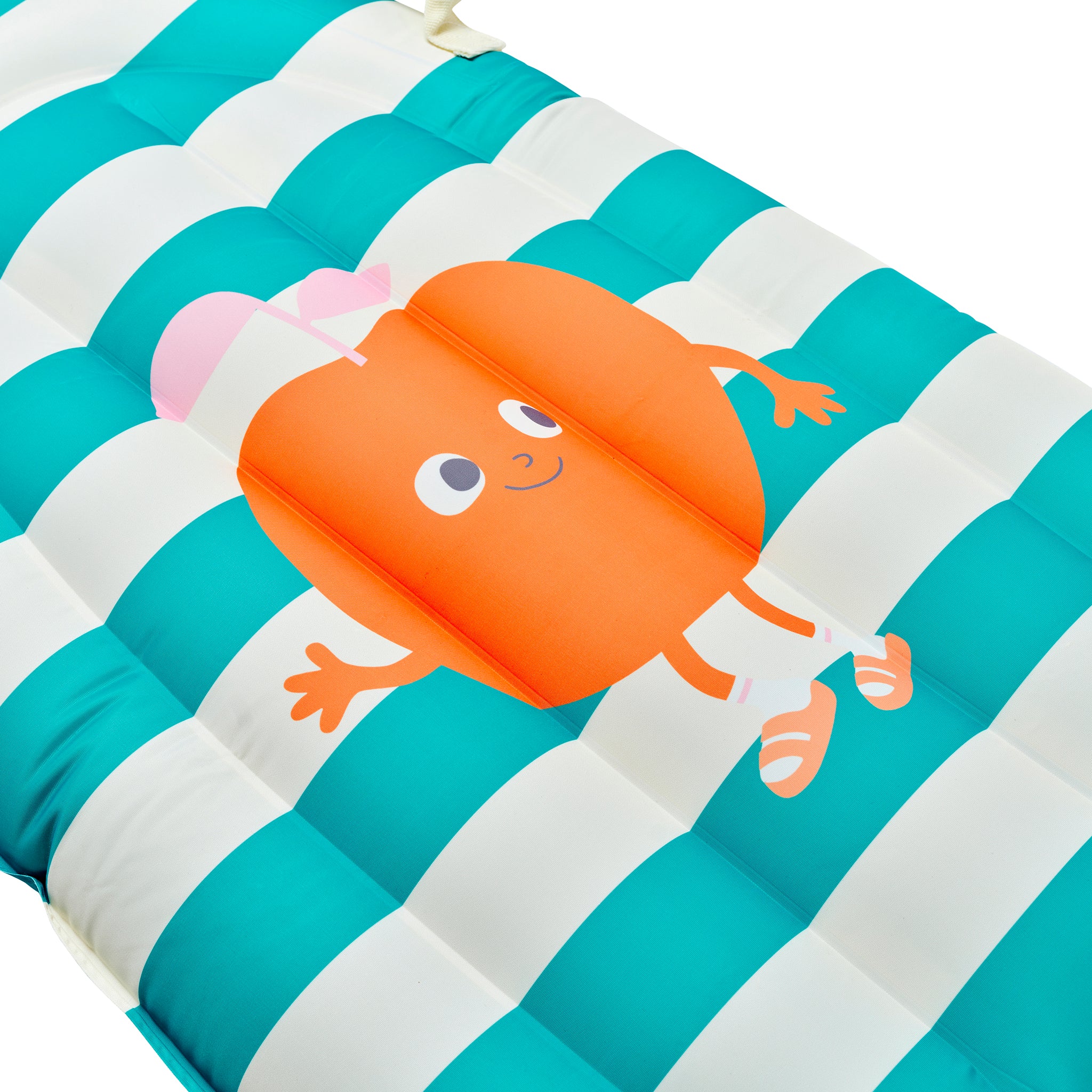 Kids Surf Mat - Poppy the Peach Green Stripe - Image 8