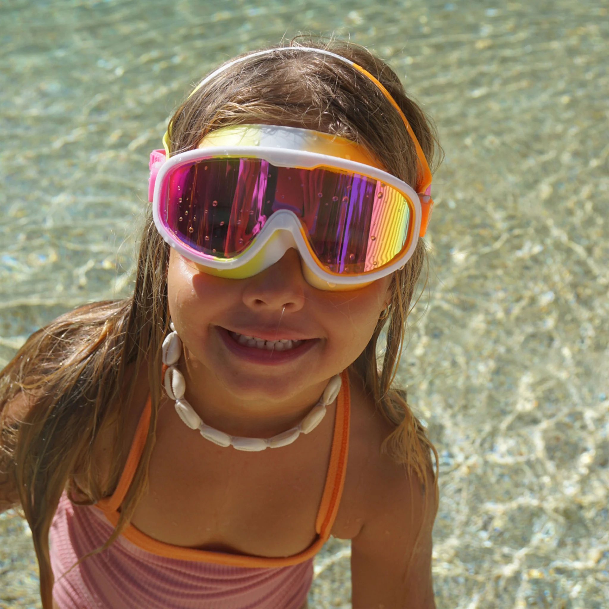 Kids Swim Mask - Poppy the Peach - Image 2