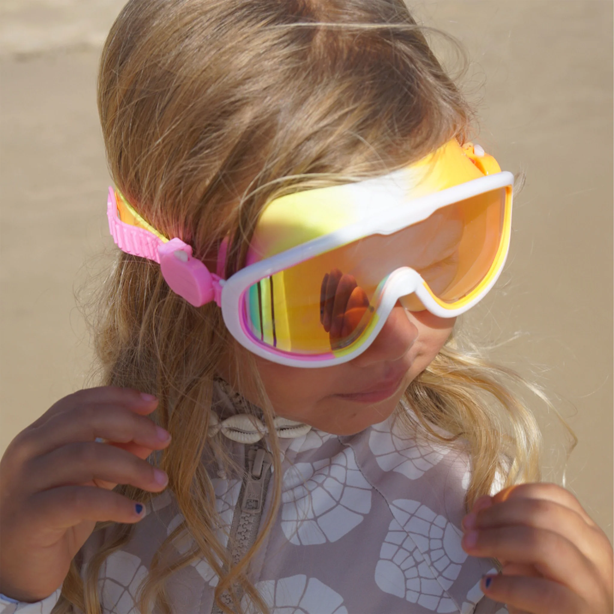 Kids Swim Mask - Poppy the Peach - Image 3