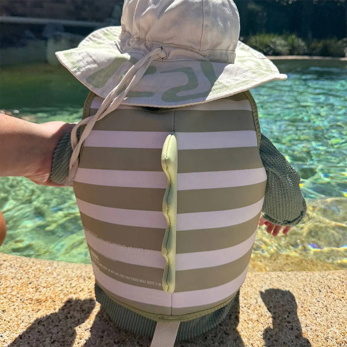 Kids Swim Vest 1-2 - Into the Wild Khaki - Image 3
