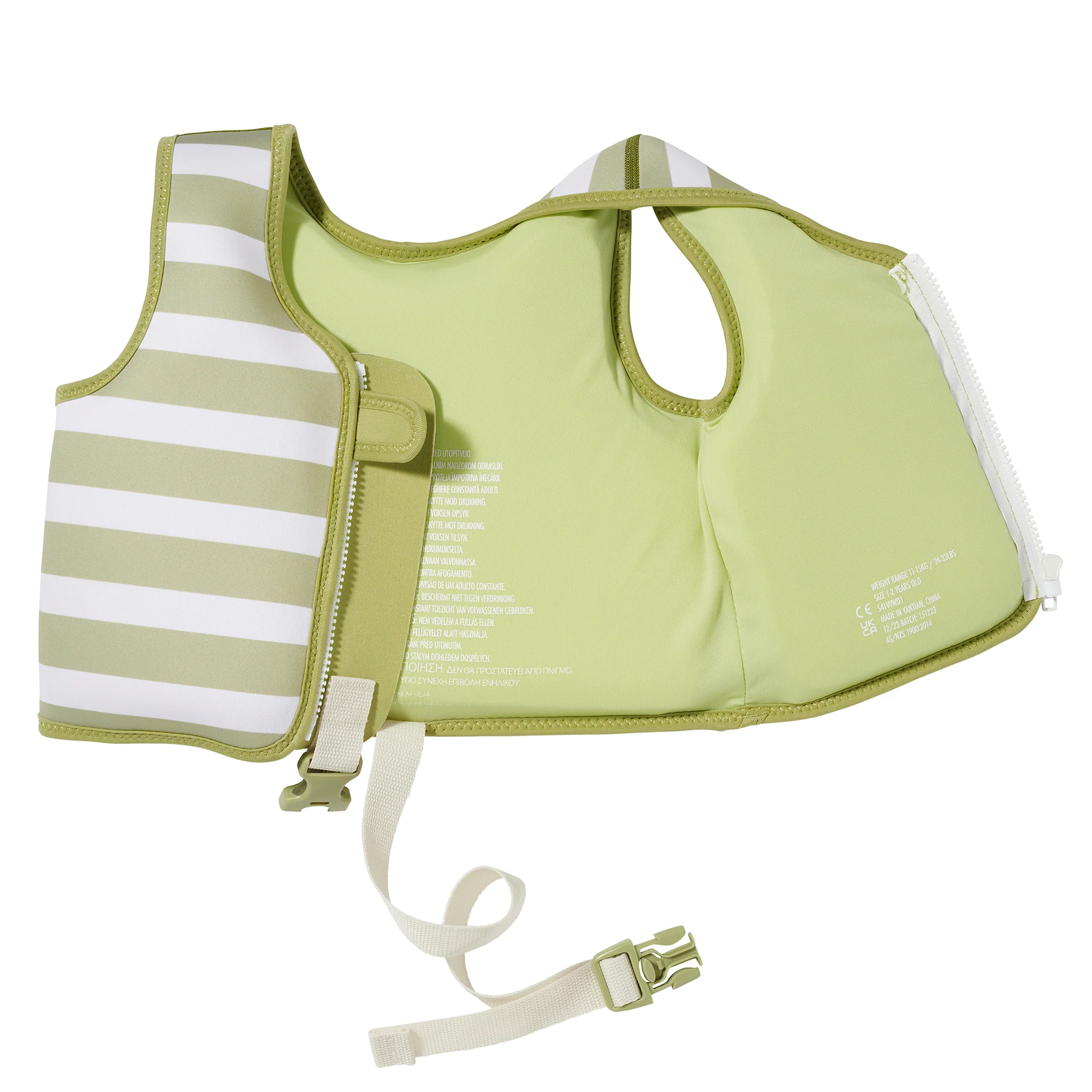 Kids Swim Vest 1-2 - Into the Wild Khaki - Image 6
