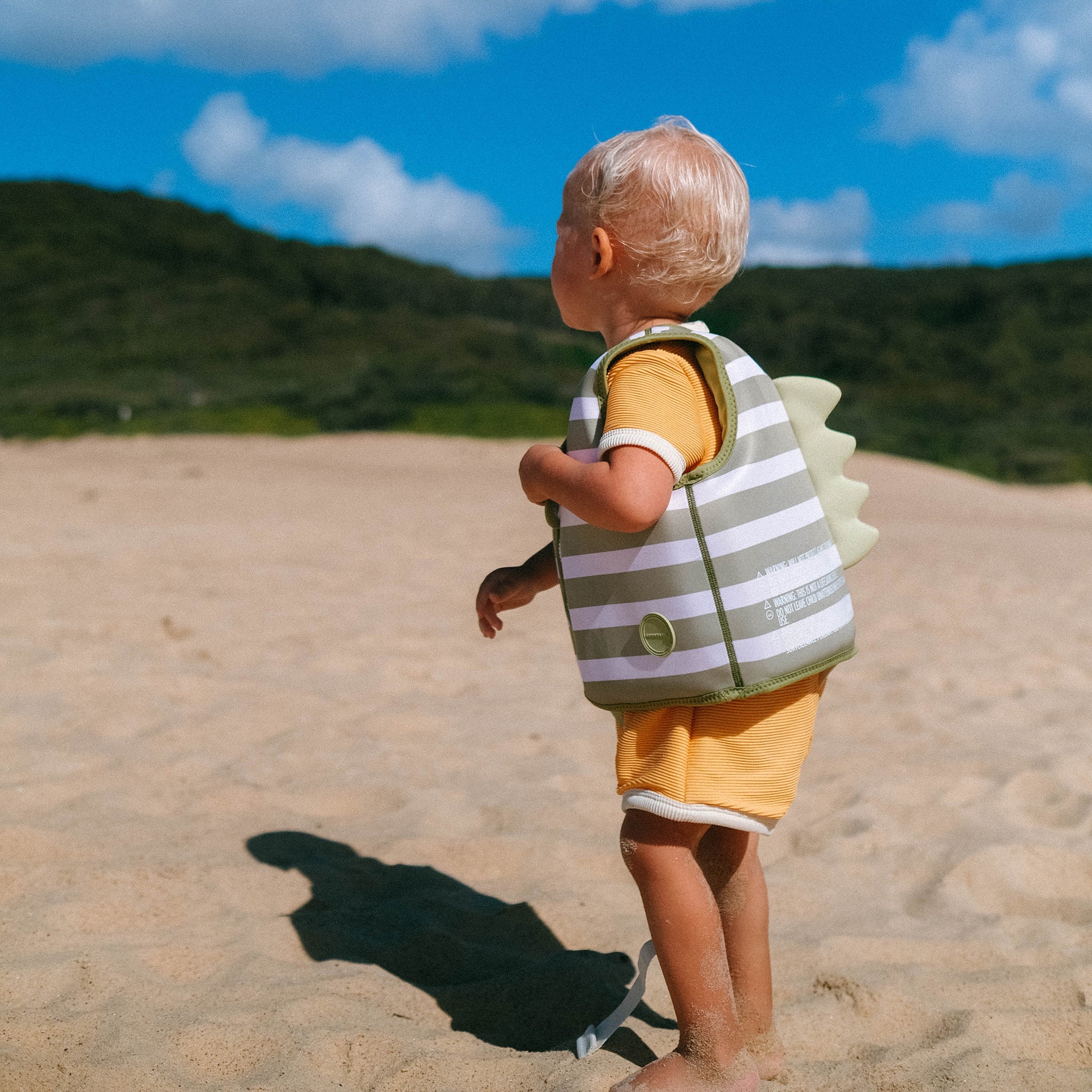Kids Swim Vest 2-3 - Into the Wild Khaki - Image 2