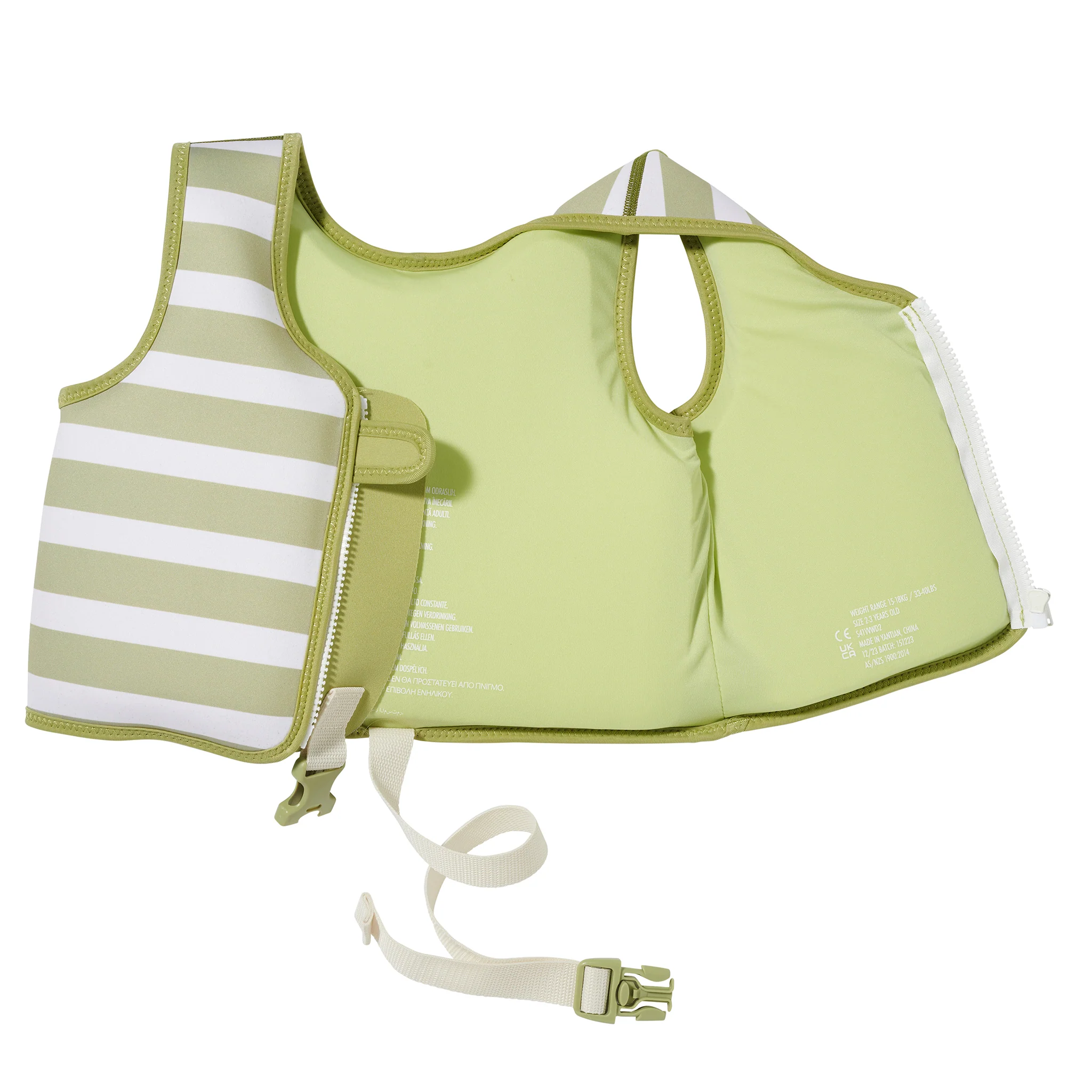 Kids Swim Vest 2-3 - Into the Wild Khaki - Image 8