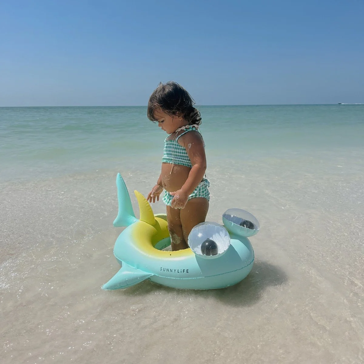 Kids Tube Pool Ring - Salty the Shark - Image 3